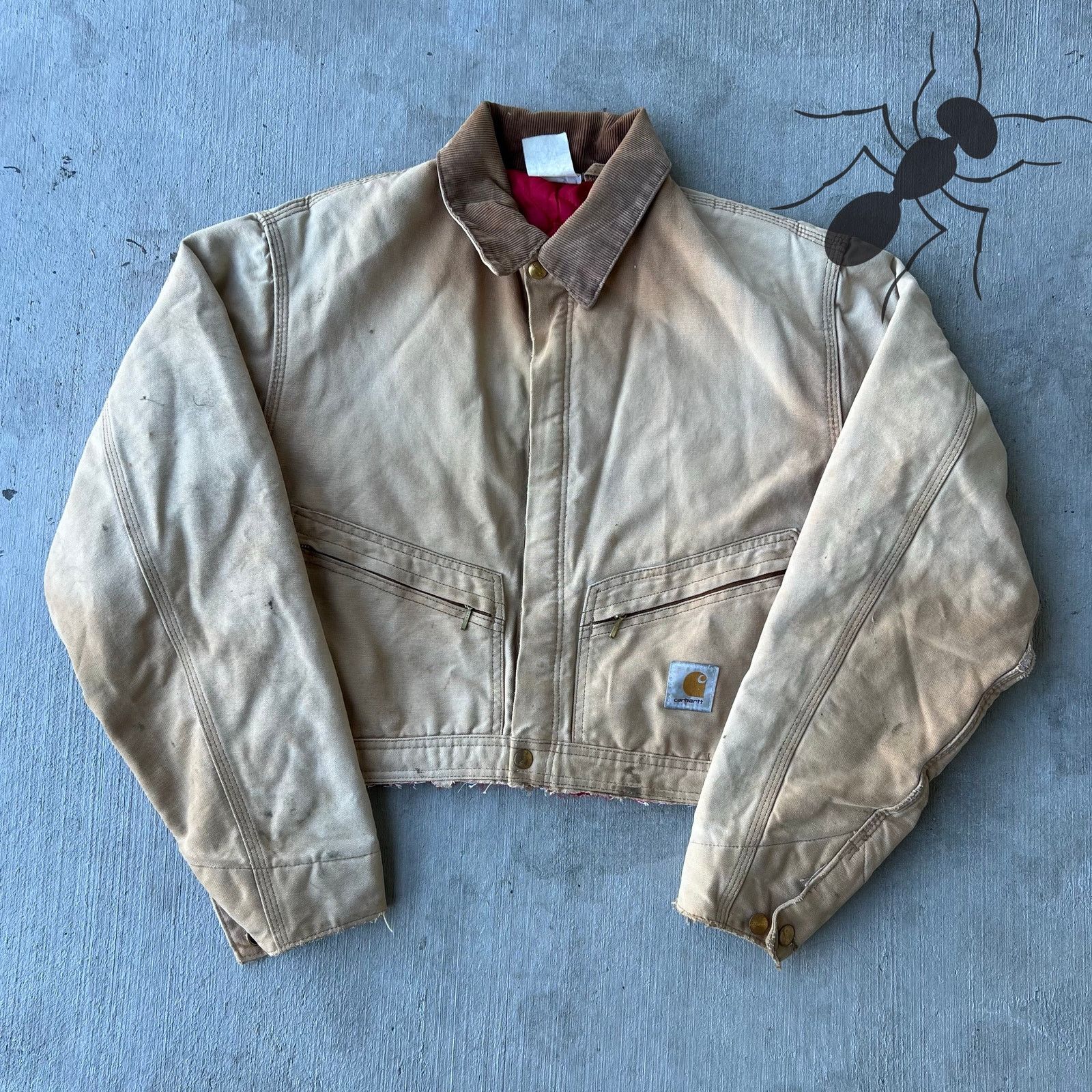 Carhartt × Vintage Carhartt cropped detroit style brown work wear jacket Size US M / EU 48-50 / 2 - 1 Thumbnail