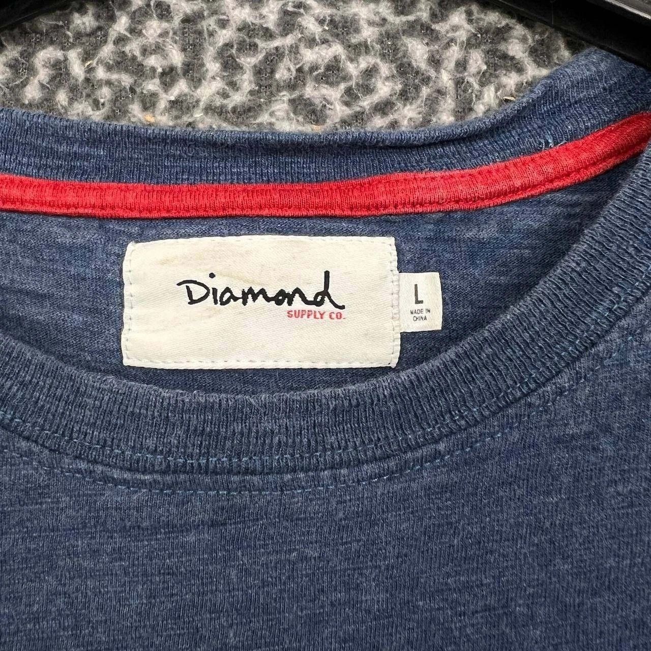 Diamond Supply Co. Diamond Supply Co. Shirt Men Large Blue Crew Neck Cotton Size US L / EU 52-54 / 3 - 4 Thumbnail