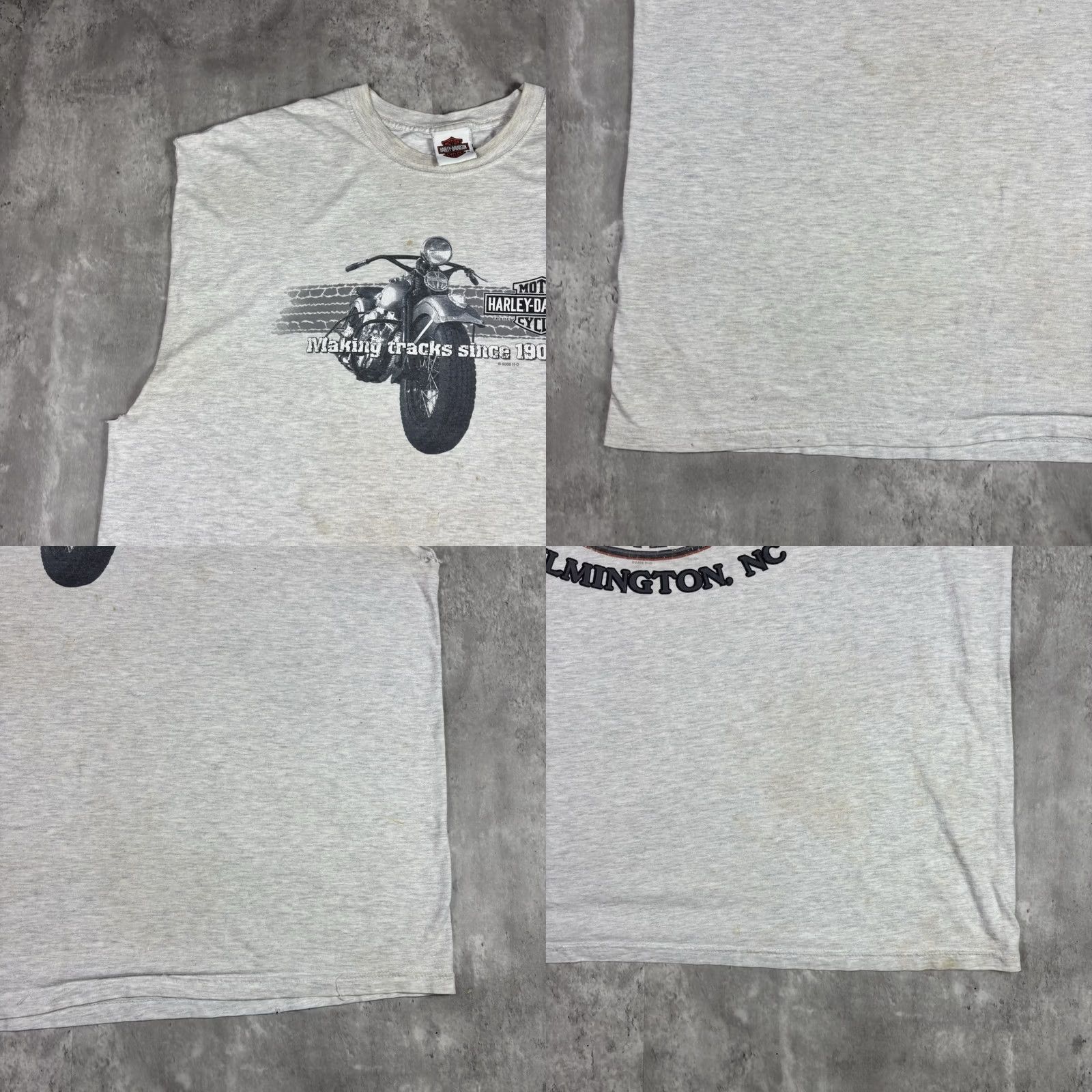 Harley Davidson VINTAGE Harley-Davidson Sleeveless Shirt Biker Double Sided Adult 2XL 2000s Size US XXL / EU 58 / 5 - 8 Thumbnail