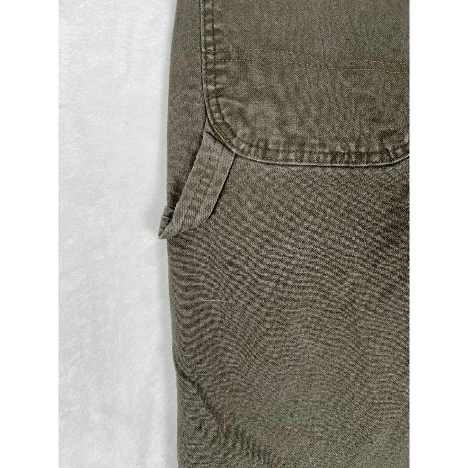 Dickies Vintage Dickies Carpenter Pants Faded Olive Green Size 36x30 Size US 36 / EU 52 - 8 Thumbnail