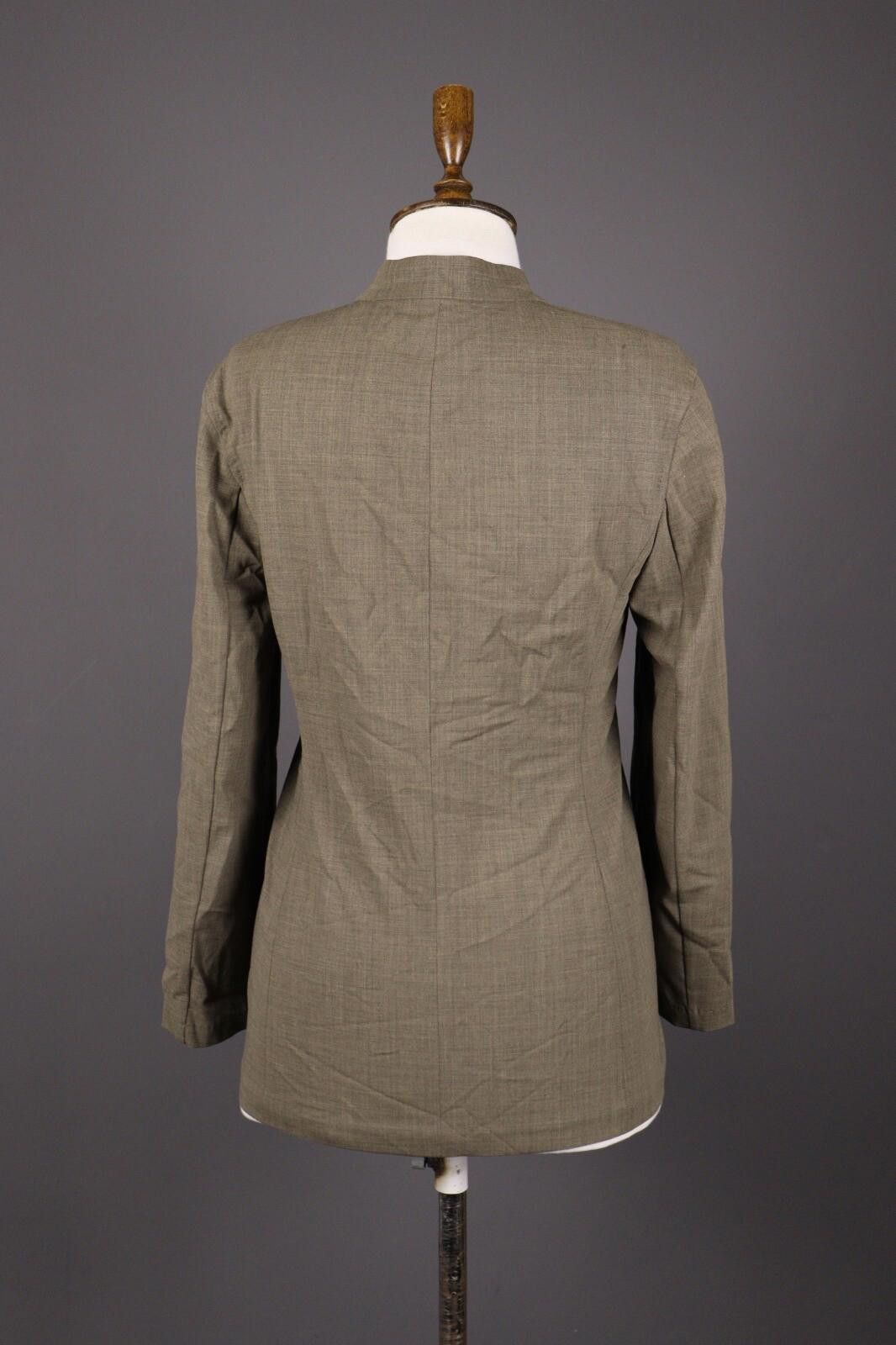 Designer Max Mara Wool Plus Lycra Brown Jacket Size USA 4 GB 8 Size S / US 4 / IT 40 - 5 Thumbnail