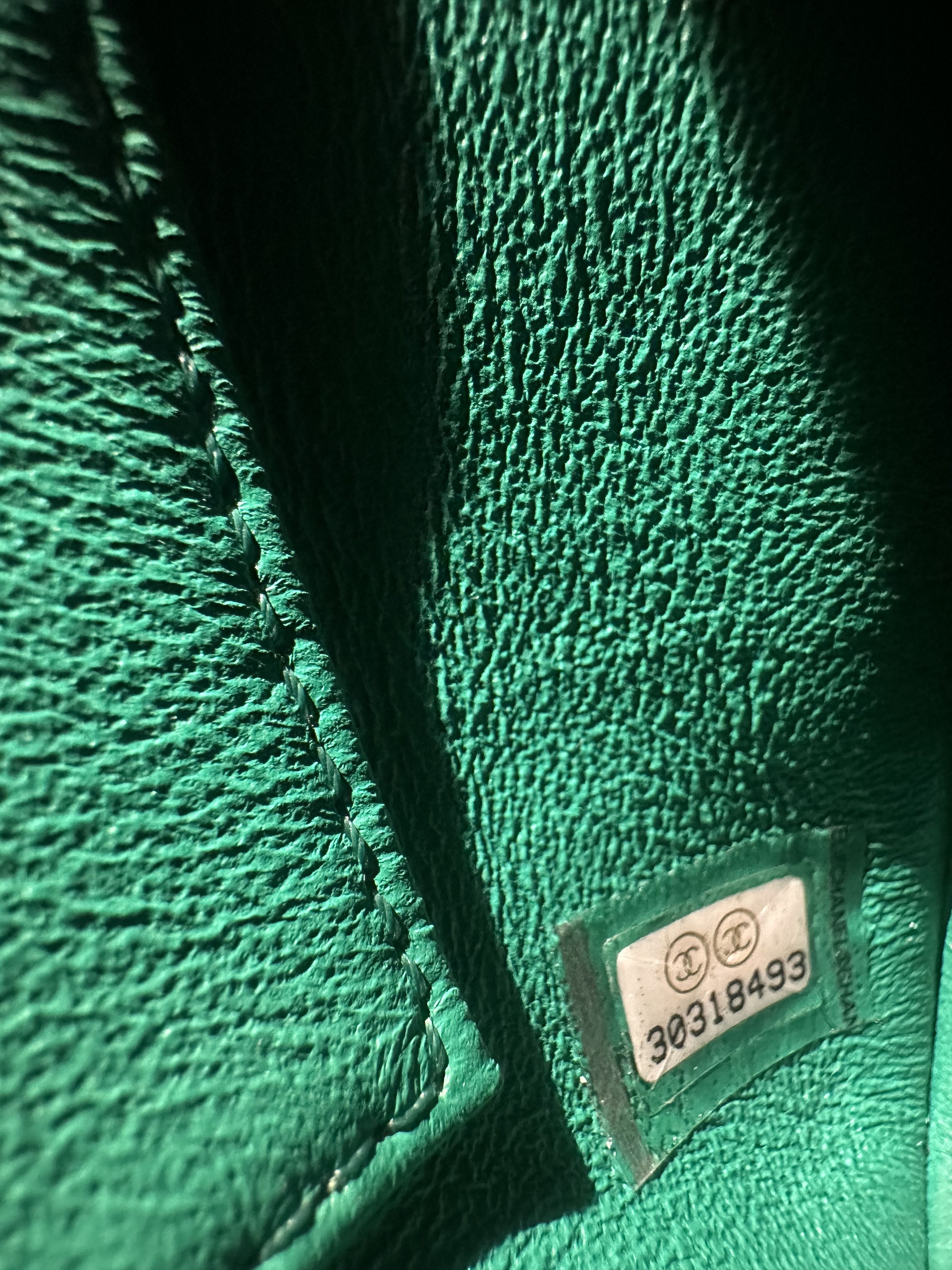 Chanel Chanel Trendy CC Top Handle Bag Quilted Lambskin Green Size ONE SIZE - 8 Thumbnail
