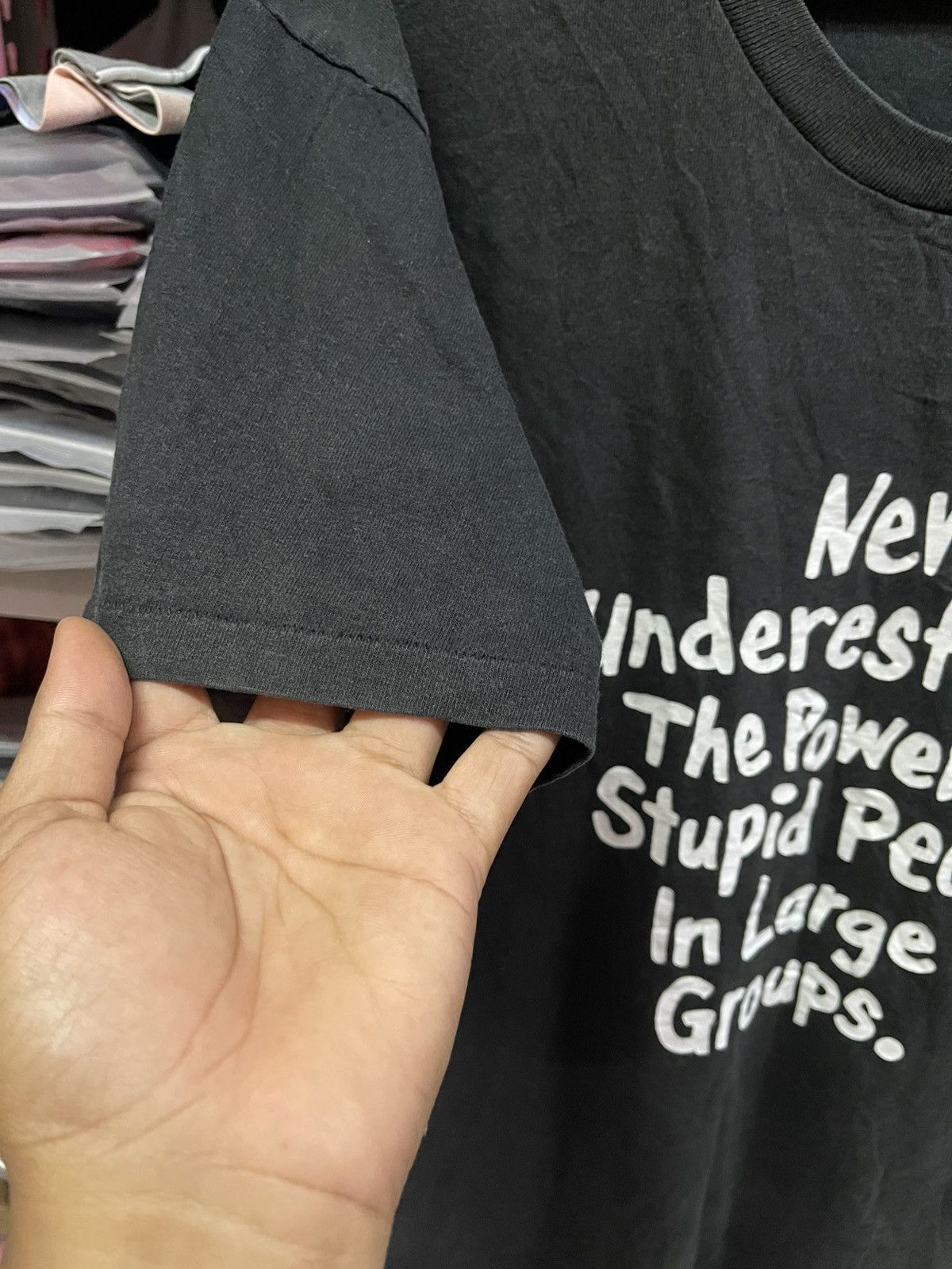 Vintage Vintage Slogan Very Rare🔥🔥🔥 Size US L / EU 52-54 / 3 - 5 Thumbnail