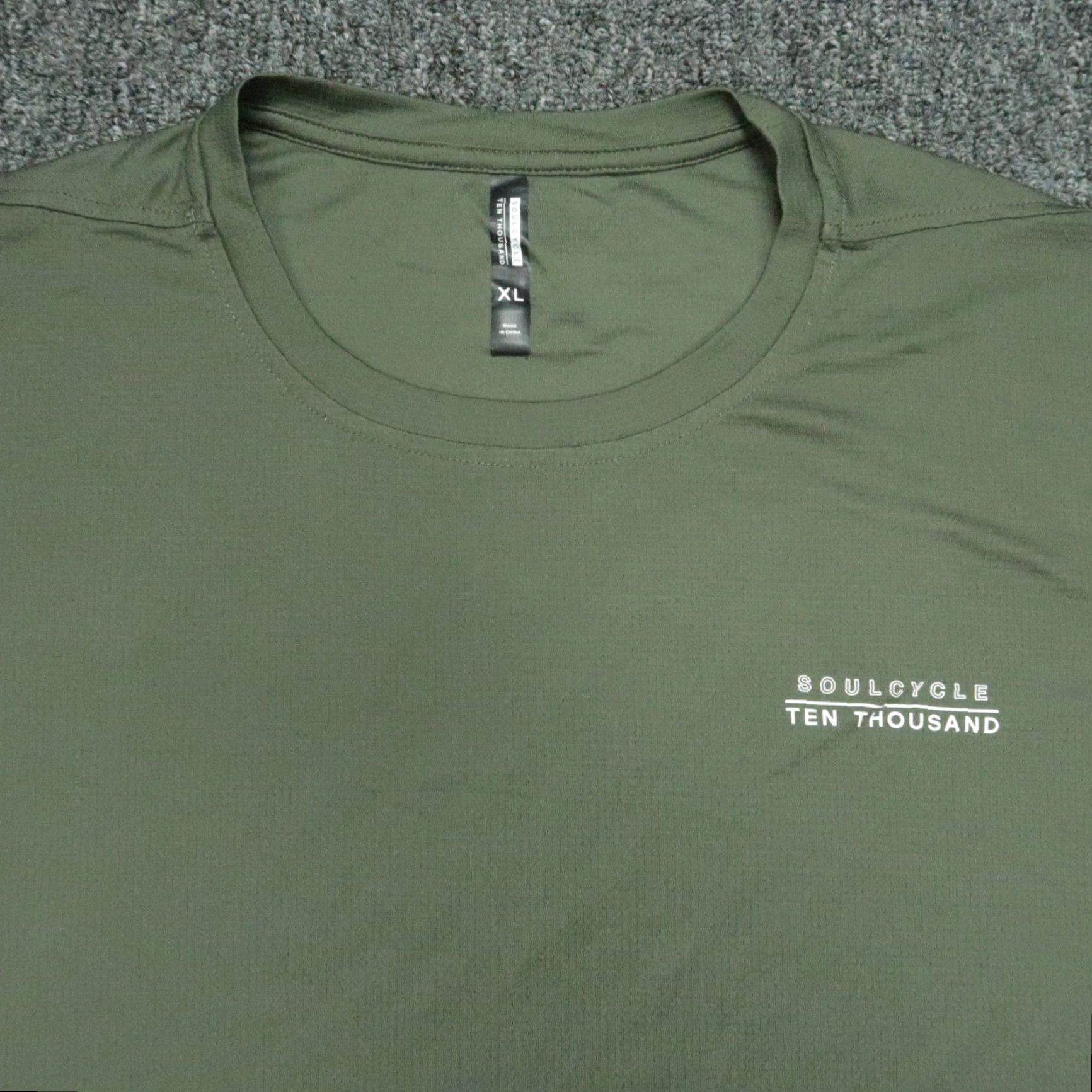 Ten Thousand Ten Thousand Shirt Men XL Green Distance Soulcycle Athletic Performance T-Shirt Size US XL / EU 56 / 4 - 2 Thumbnail