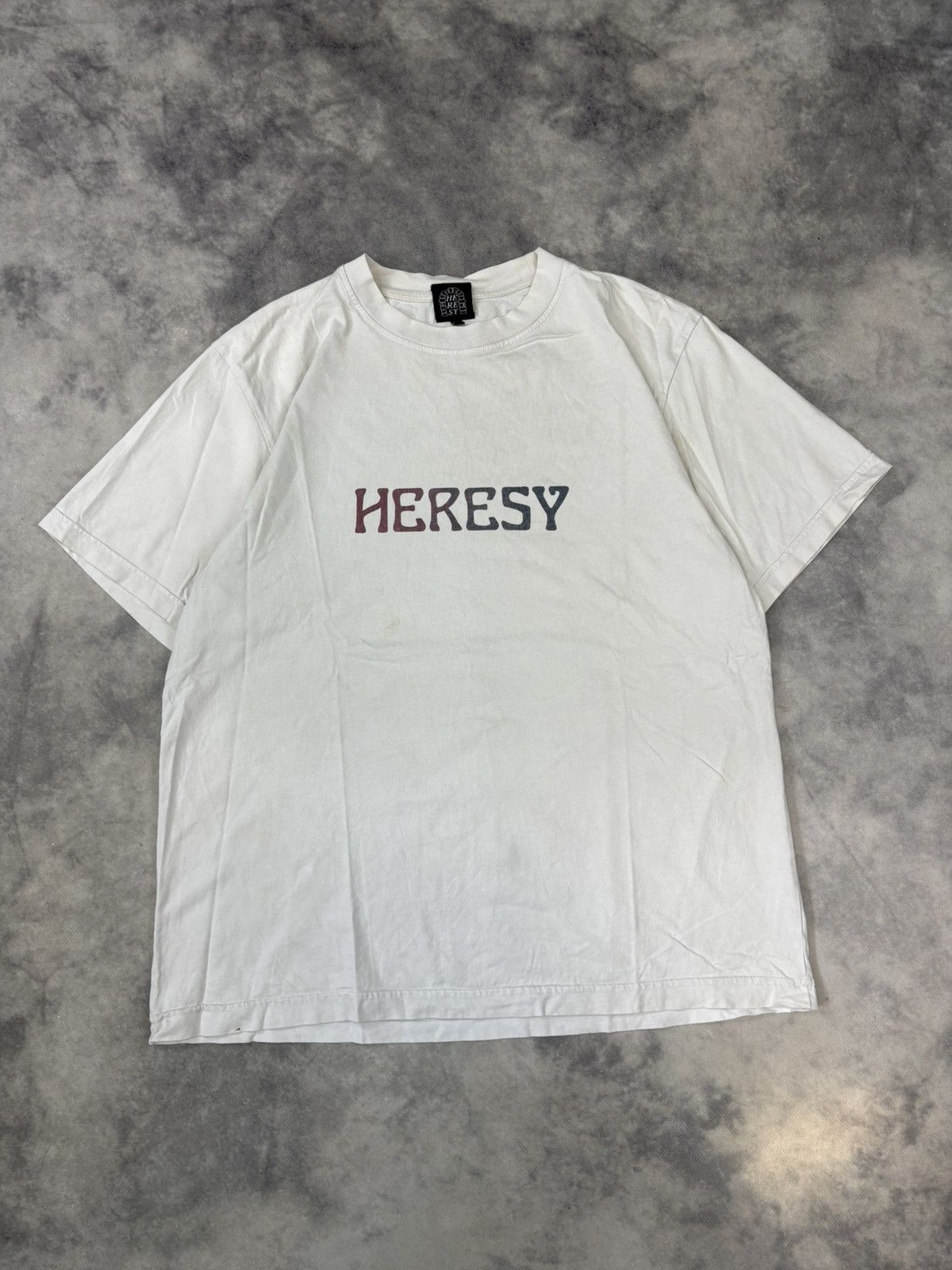 HERESY × Japanese Brand Heresy graphic t shirt old money distressed affliction art Size US M / EU 48-50 / 2 - 2 Thumbnail