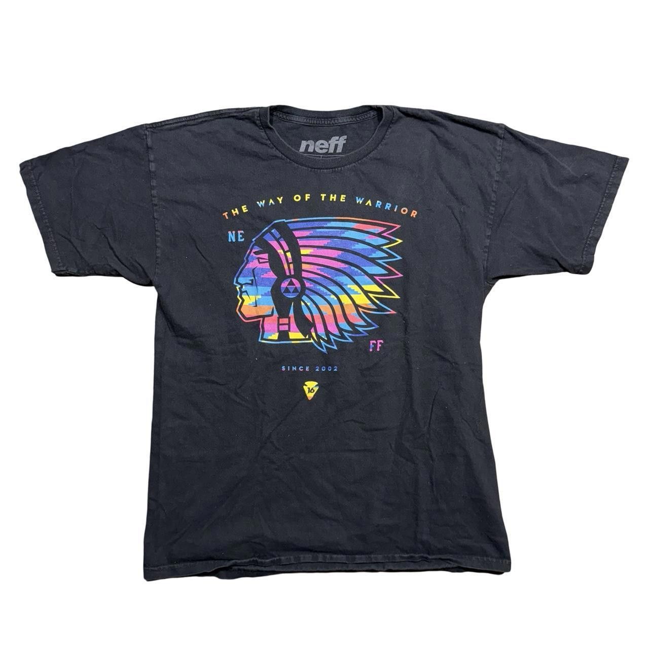 Designer Neff Native American Y2K Streetwear T-Shirt Size US L / EU 52-54 / 3 - 1 Thumbnail