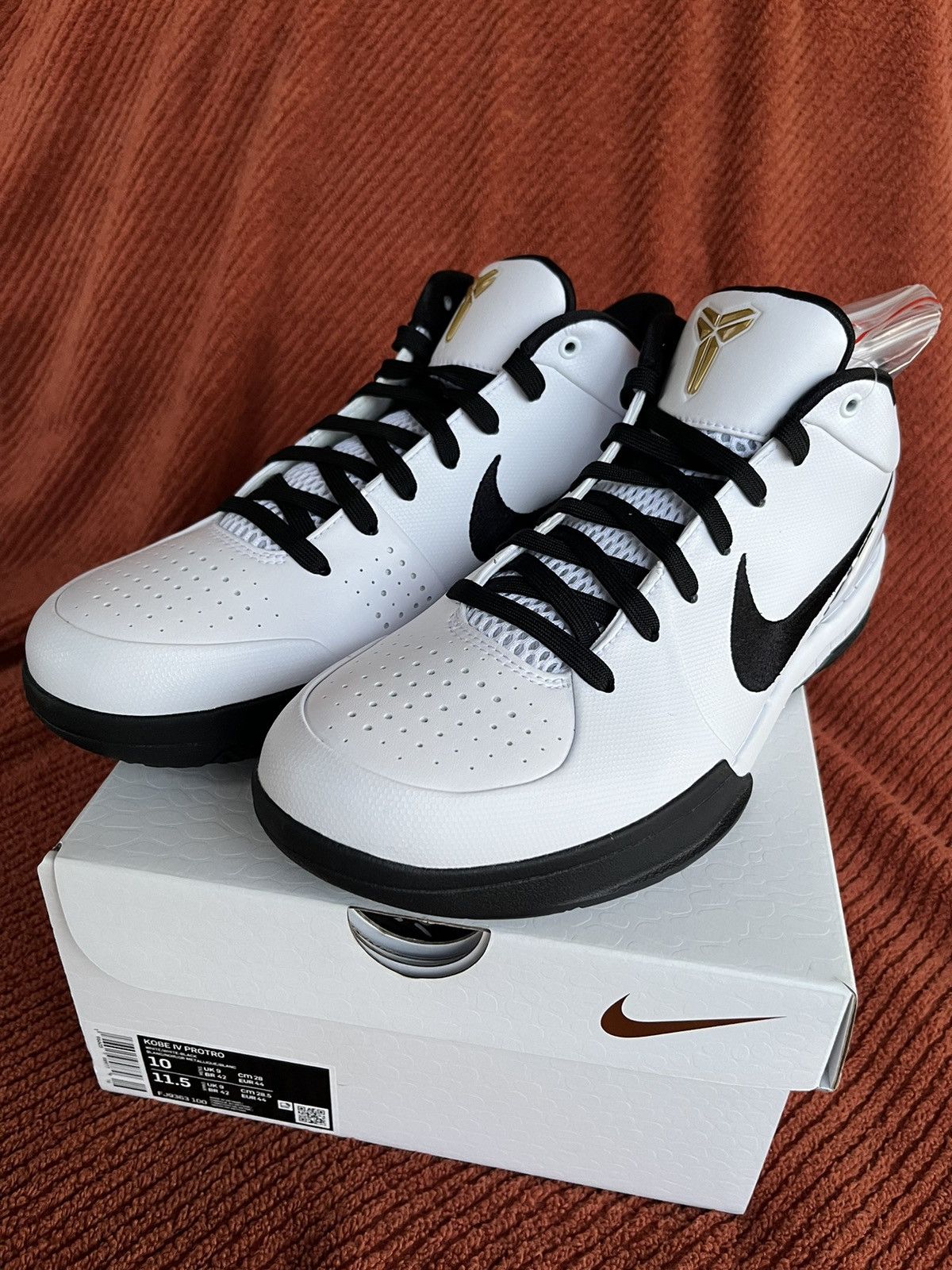 image of Nike Kobe 4 Protro “Gigi” - Size 10 Shoes in White, Men's