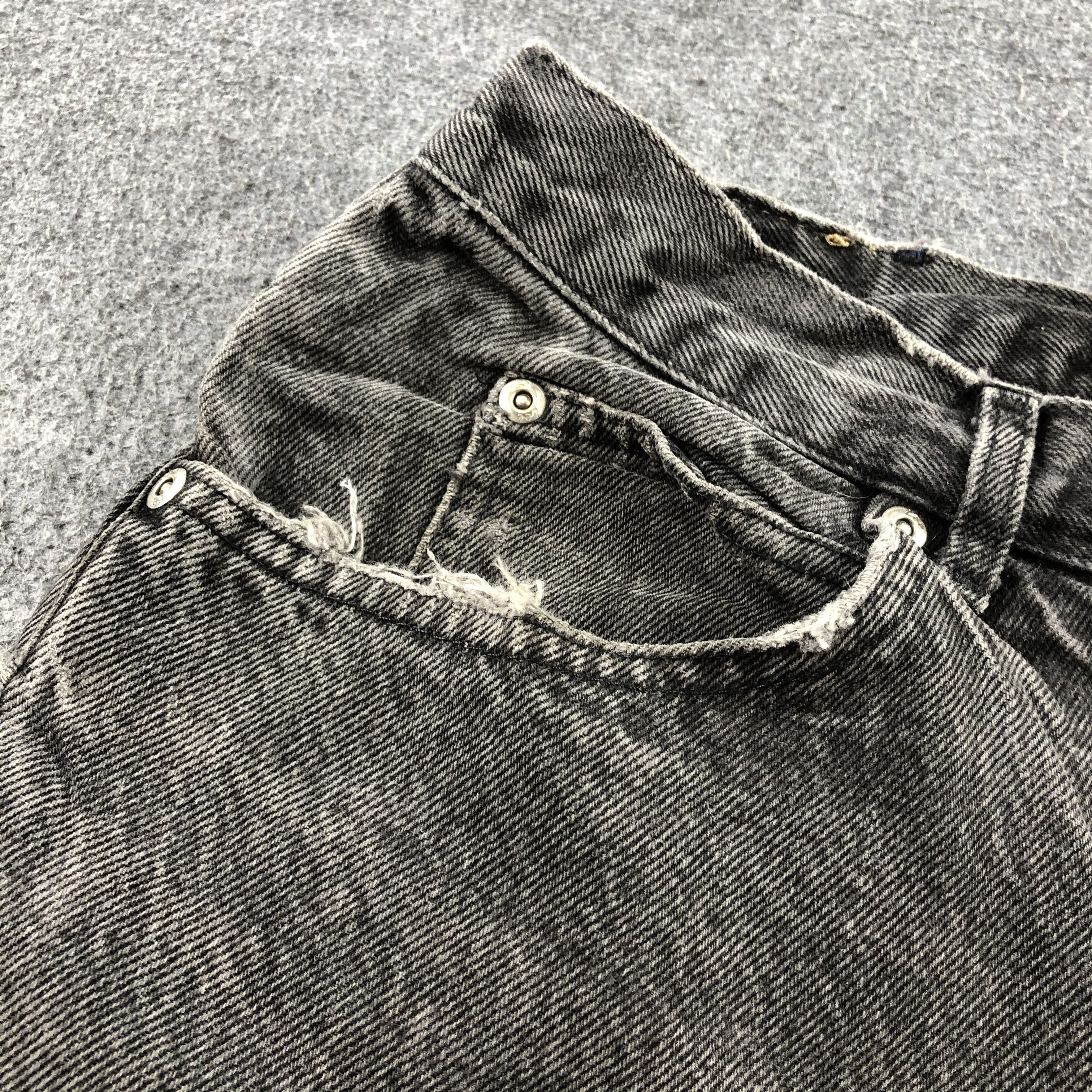 Lee Vintage Faded Blak Lee Jeans-J2271 Size US 35 - 15 Thumbnail