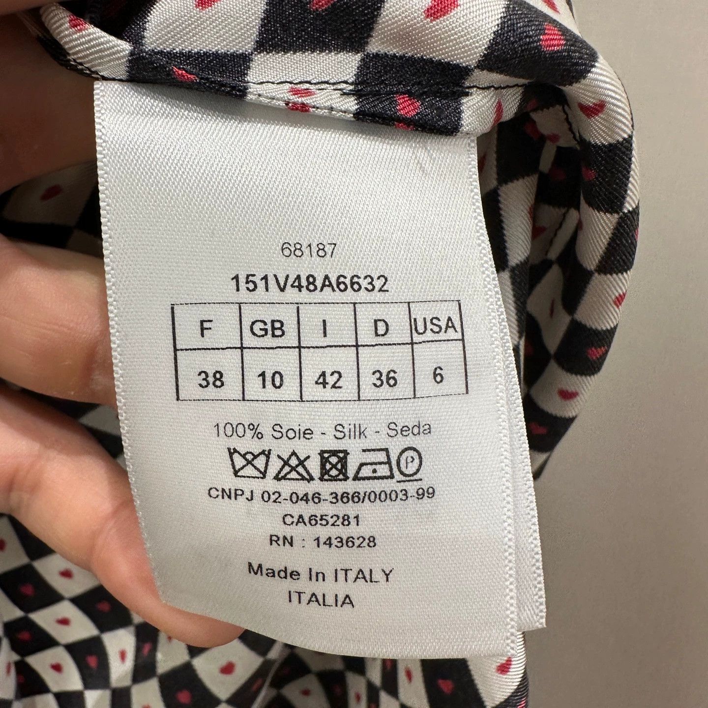 Dior Christian Dior apr381 Checkerboard Heart Size S / US 4 / IT 40 - 4 Thumbnail