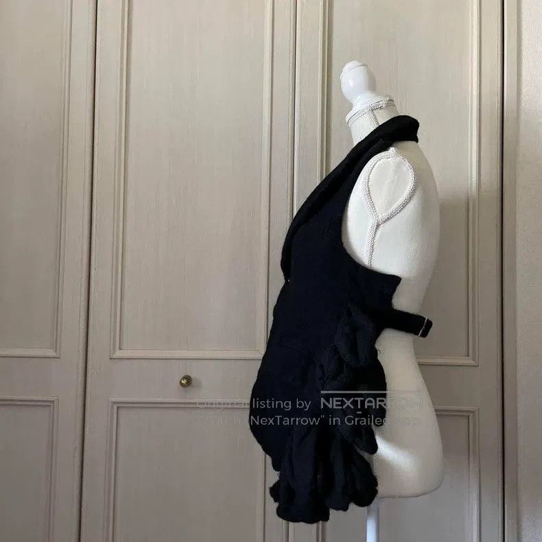 Comme des Garcons Comme Des Garcons Black vintage wool design decorative ves Size XS / US 0-2 / IT 36-38 - 2 Thumbnail