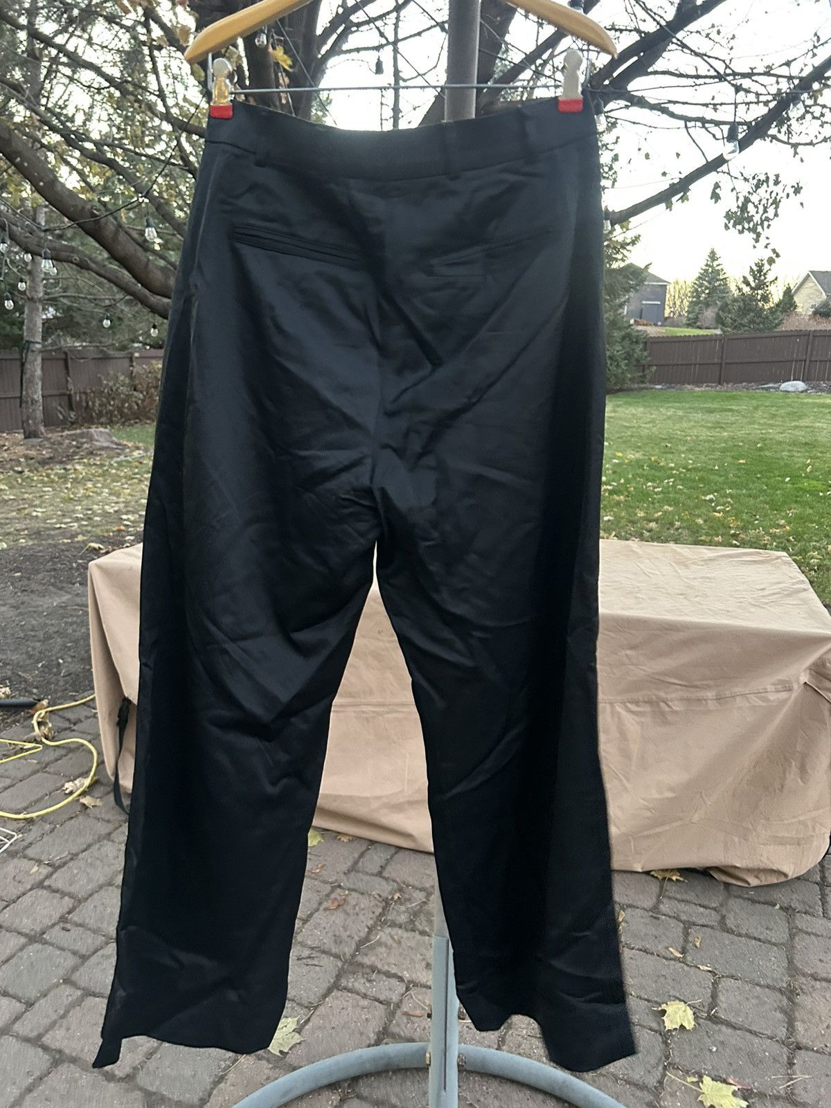 Our Legacy Our Legacy Dress Pants Viscose Tuxedo Trouser Size US 30 / EU 46 - 3 Thumbnail