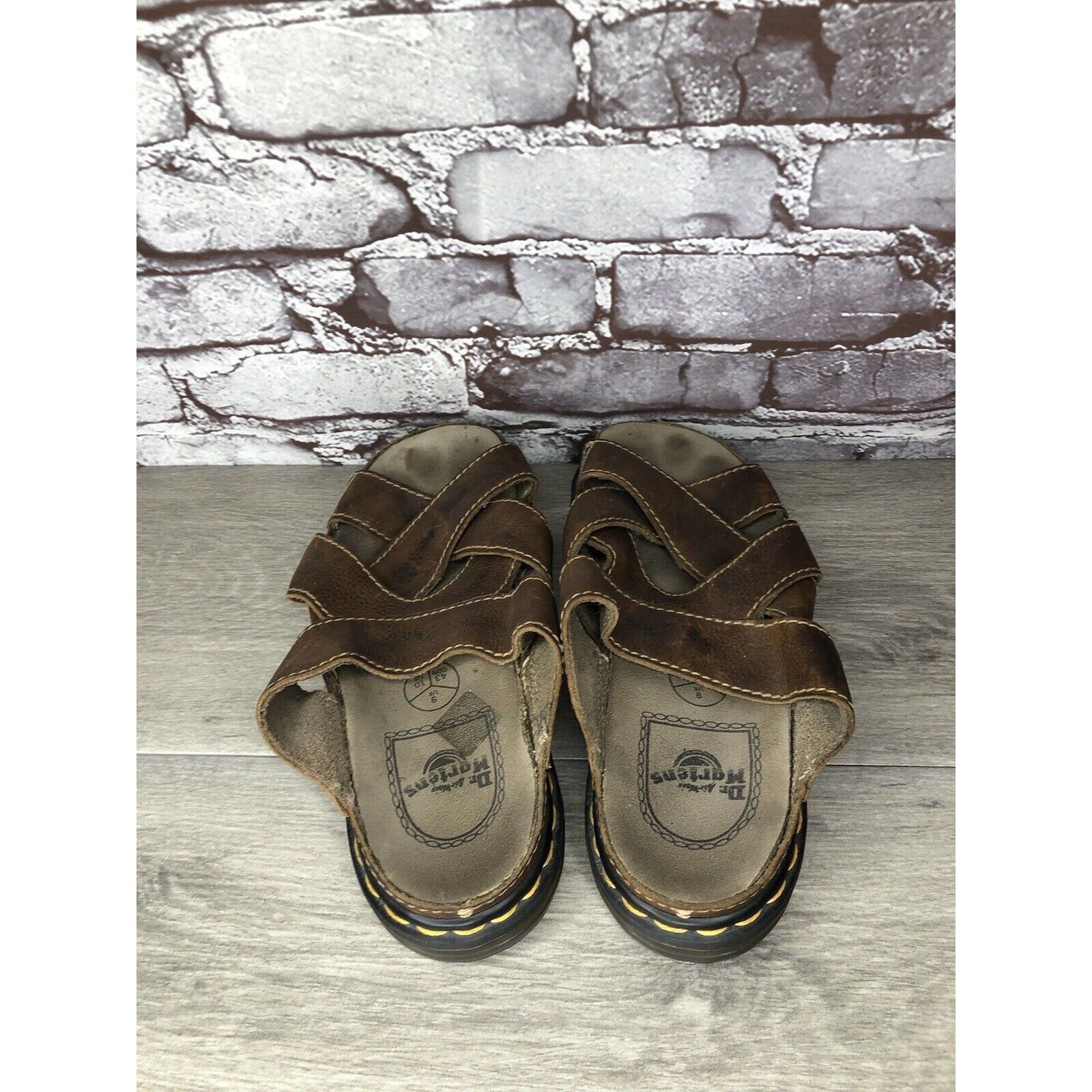Dr. Martens Vintage 90s DR. DOC MARTENS Brown Leather Fisherman Platform Size US 10 / EU 43 - 6 Thumbnail