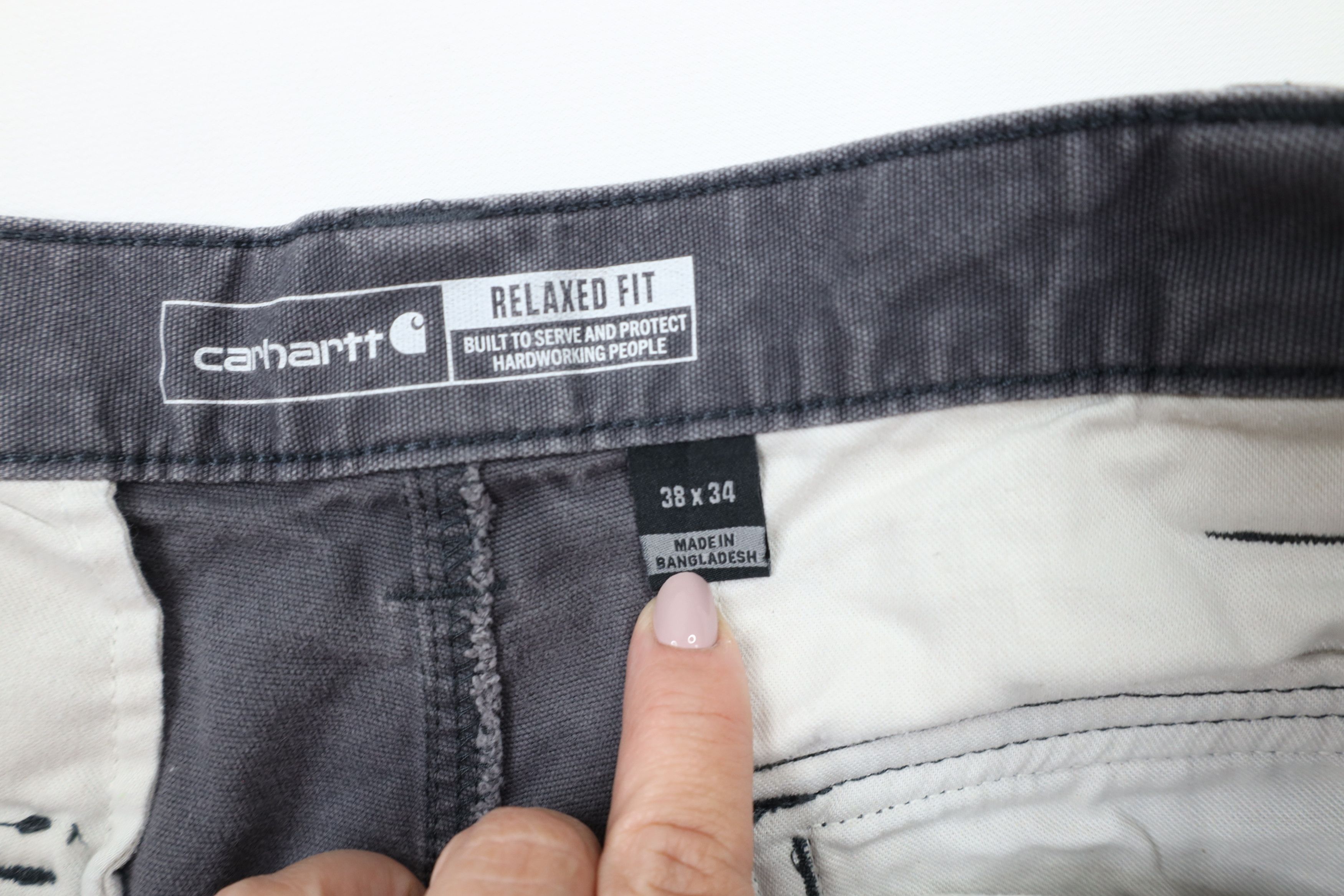 Carhartt Vintage Carhartt Spell Out Relaxed Fit Wide Leg Cargo Pants Size US 38 / EU 54 - 7 Thumbnail