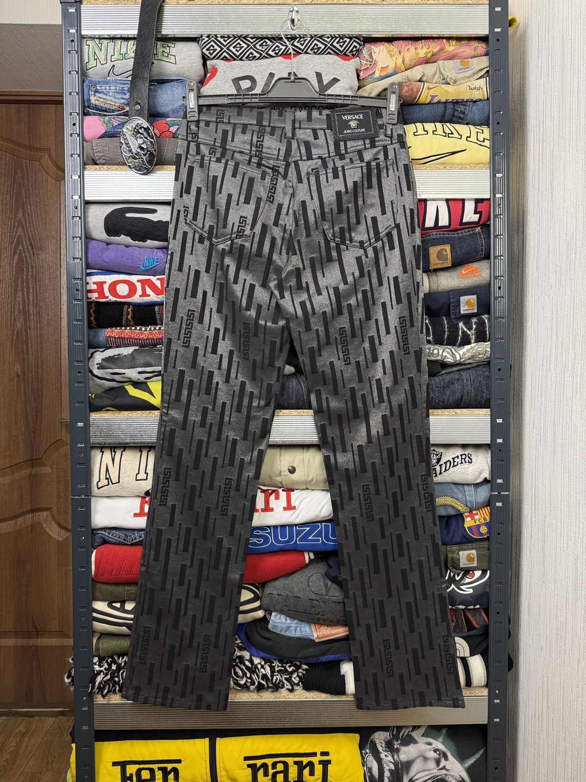 Versace 90’s Versace Jeans Couture Full Print Pants Luxury Size US 31 - 2 Thumbnail