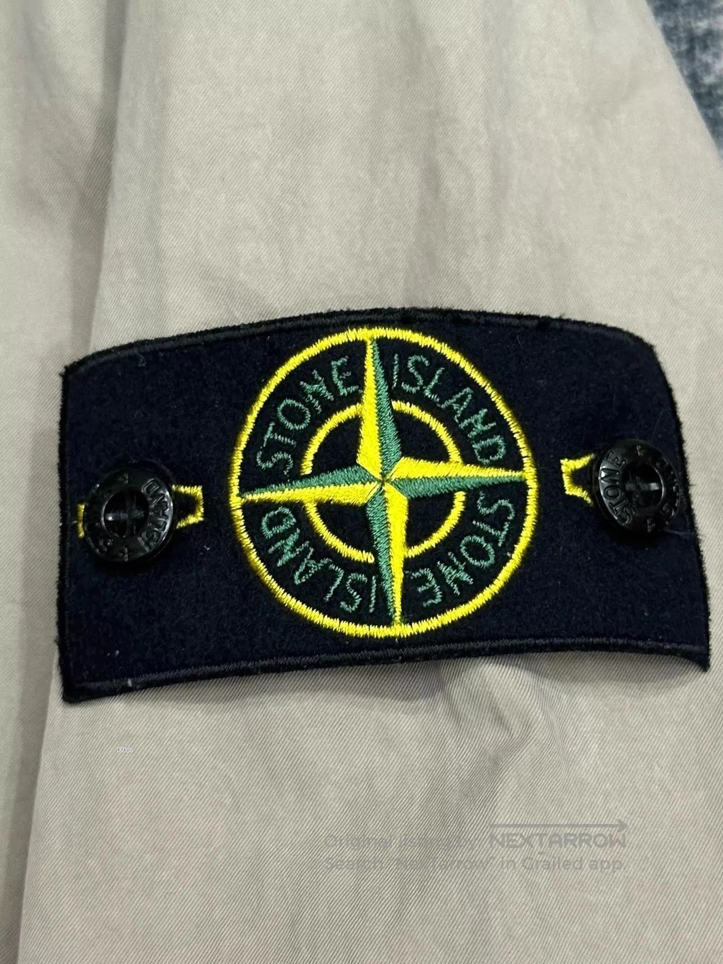 Stone Island Beige Long Hooded Parka with Pockets. Size US L / EU 52-54 / 3 - 4 Thumbnail