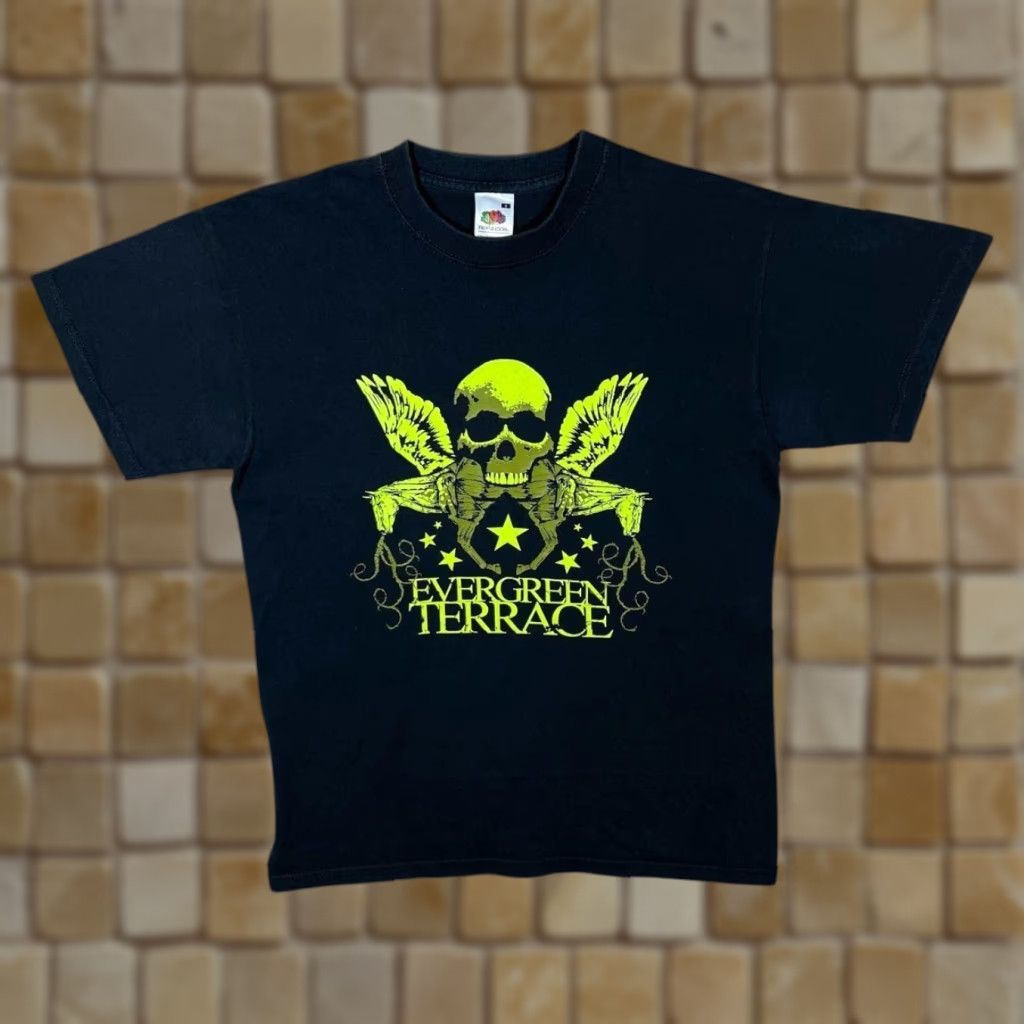 Fruit Of The Loom Evergreen Terrace Band T-Shirt Small Black Graphic Print Logo Men Short Sleeve Cotton Striped? Size US S / EU 44-46 / 1 - 1 Thumbnail