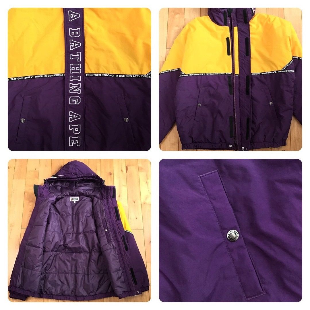 Bape BAPE Shark hoodie batting jacket a bathing ape purple yellow Size US M / EU 48-50 / 2 - 7 Thumbnail