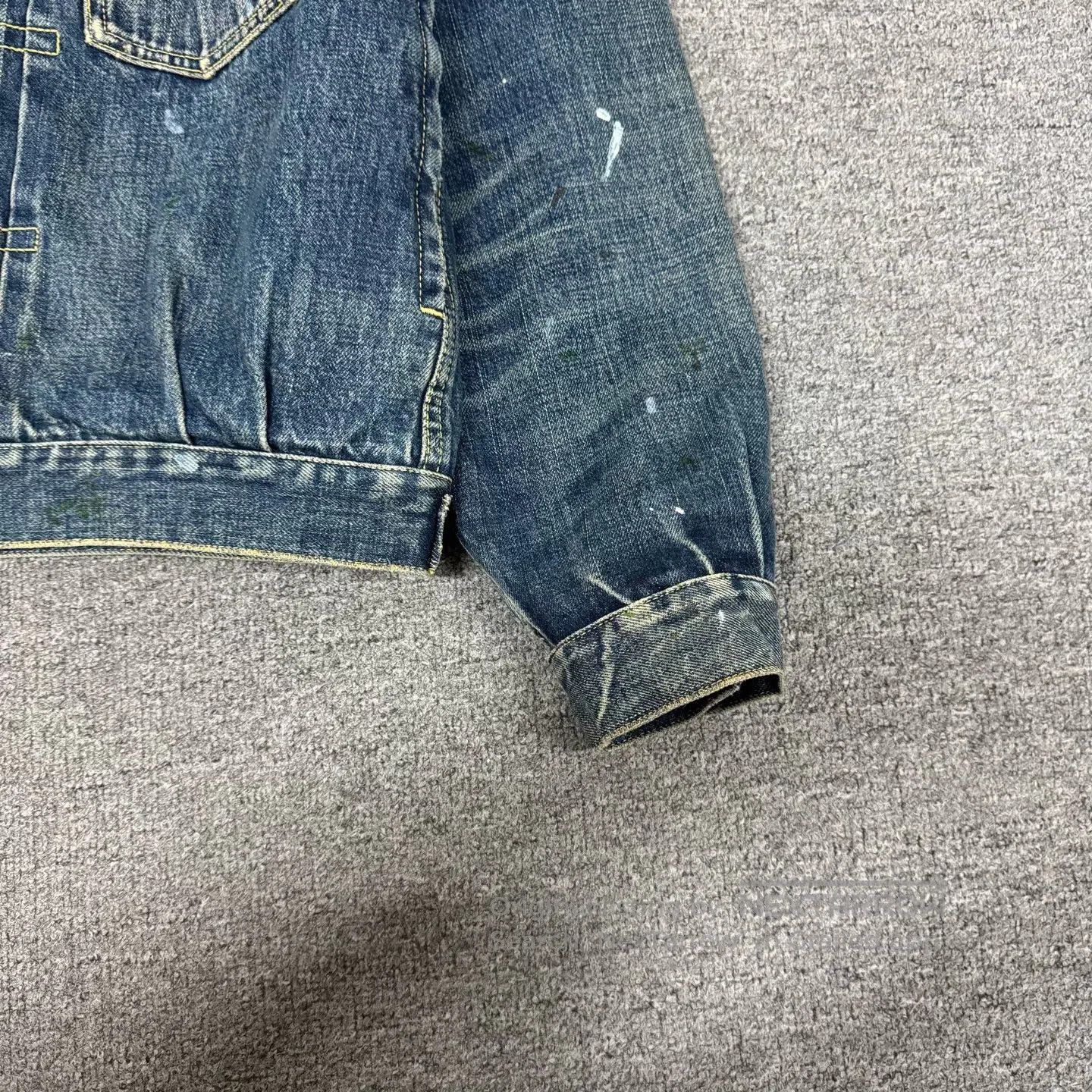Visvim visvim SS 101 JKT JUMBO DMGD chaqueta| Size US 28 / EU 44 - 4 Thumbnail