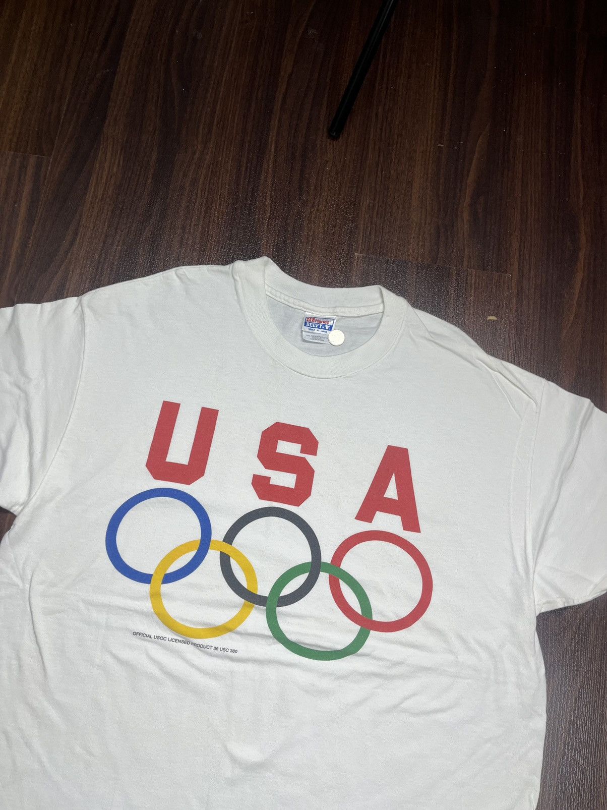 Hanes Hanes USA World Cup vintage t-shirt XL Size US XL / EU 56 / 4 - 2 Thumbnail