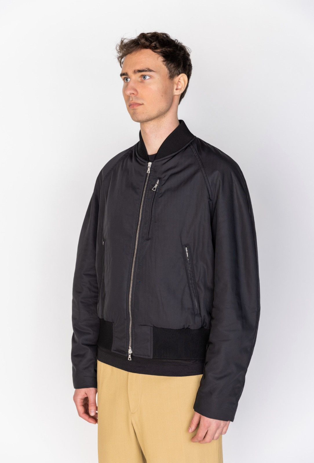 Dries Van Noten Last Size Dries Van Noten Black Zip-Up Bomber Size US XL / EU 56 / 4 - 3 Thumbnail