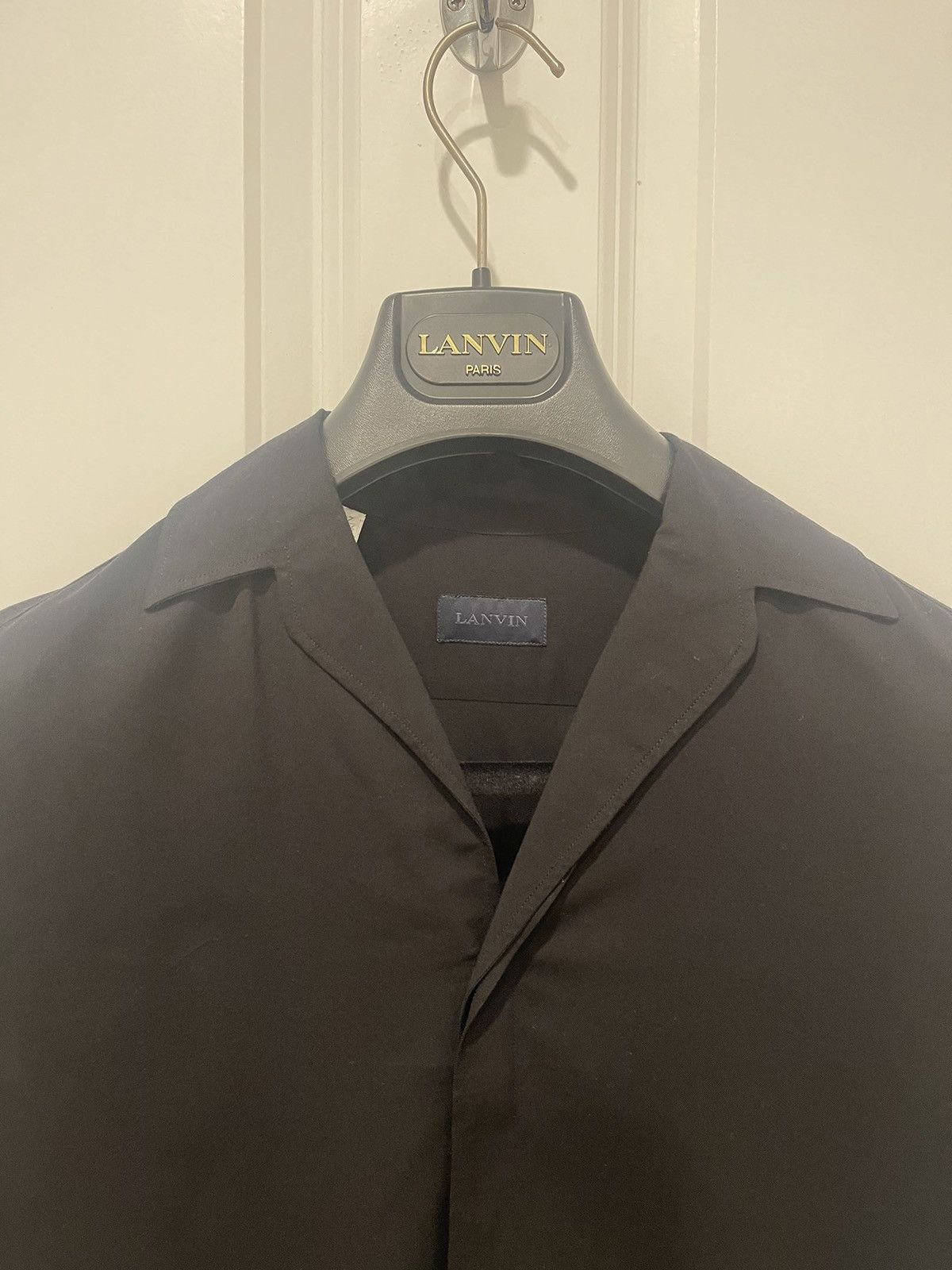 Lanvin Lanvin Viscose Camp Collar Long Sleeve Button Down Shirt Size US S / EU 44-46 / 1 - 5 Thumbnail