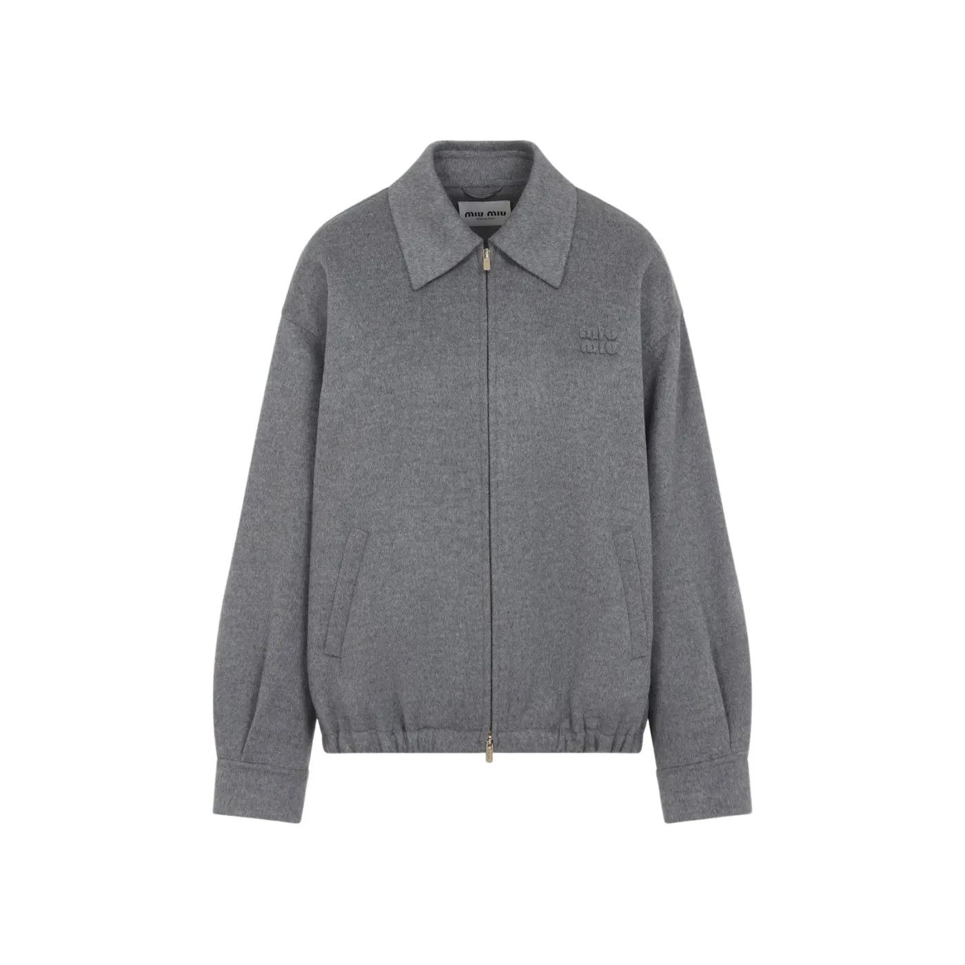 Miu Miu MIU MIU Gray Wool/Cashmere Jacket New & Authentic Size ONE SIZE - 1 Thumbnail