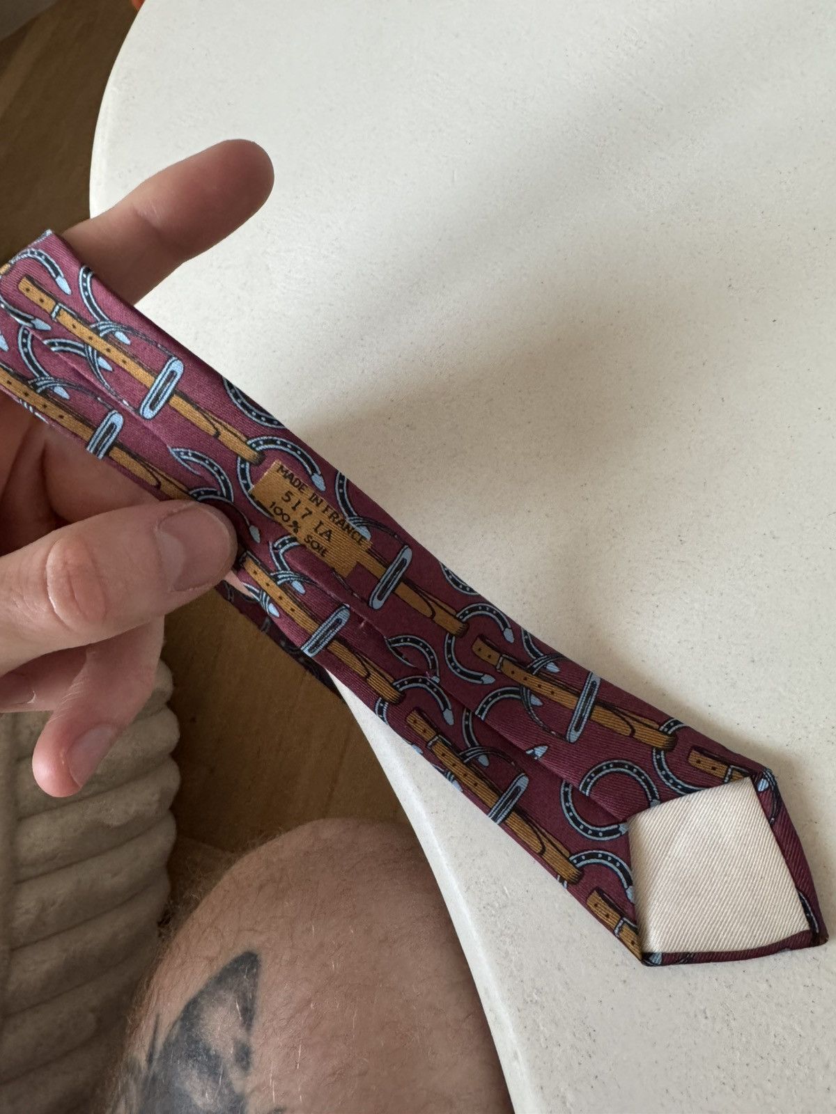 Hermes Vintage Hermes luxury silk tie designer 90s luxury rare Size ONE SIZE - 4 Thumbnail