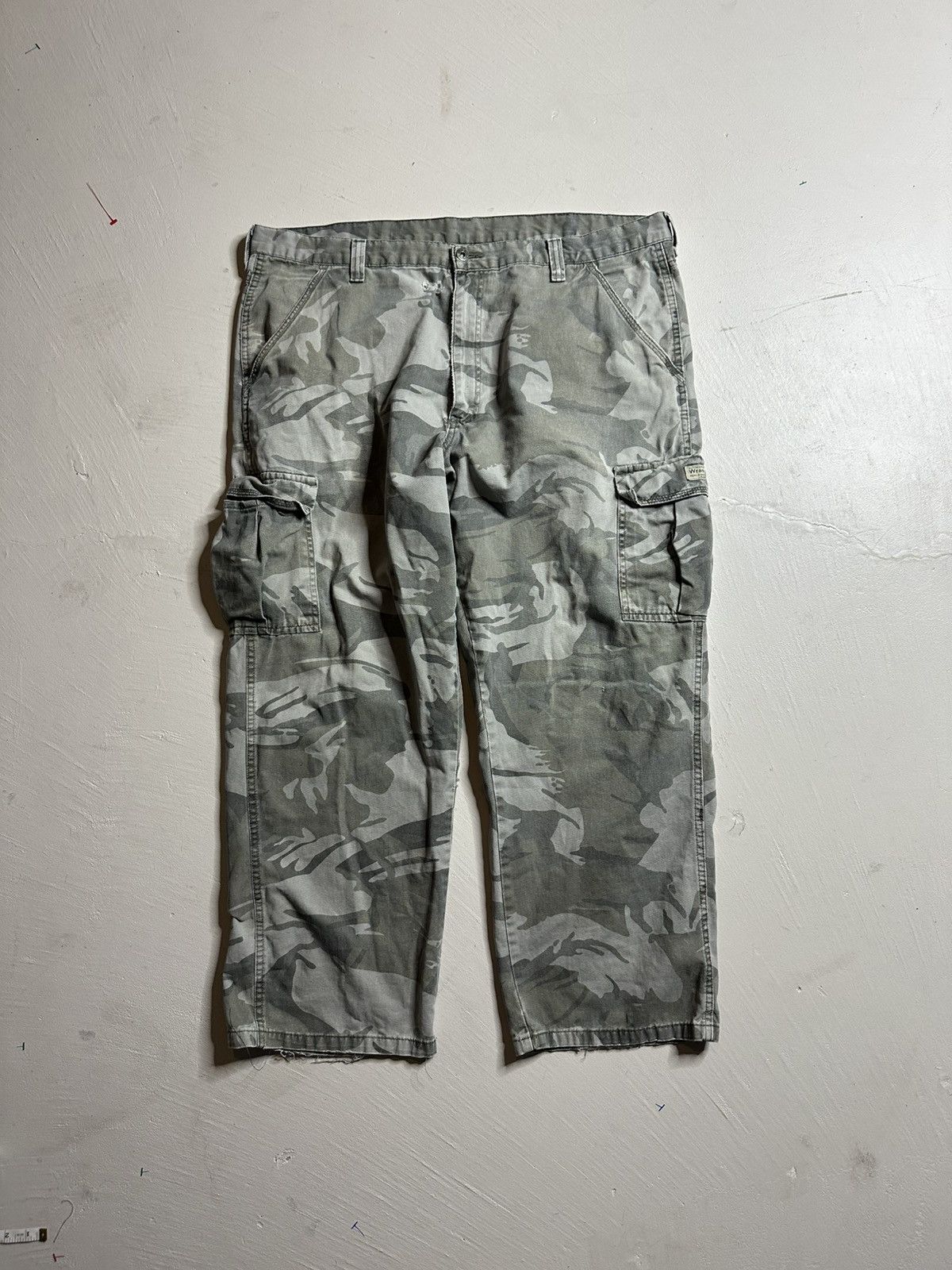 Wrangler Vintage Wrangler Dungaree Baggy Cargo Pants Size US 40 / EU 56 - 3 Thumbnail