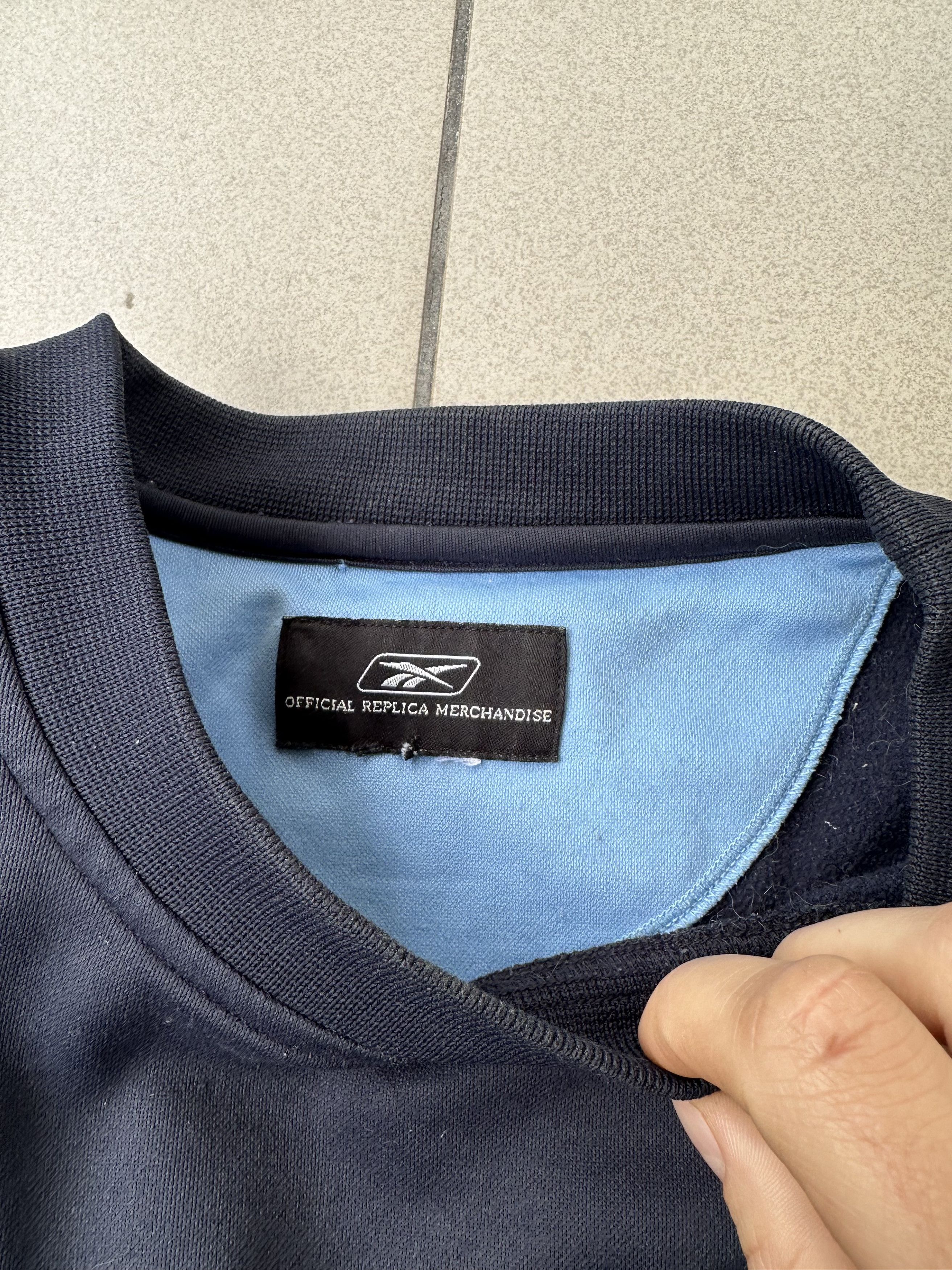 Reebok × Vintage Vintage Reebok Manchester City 2003/04 football sweatshirt Size US L / EU 52-54 / 3 - 7 Thumbnail