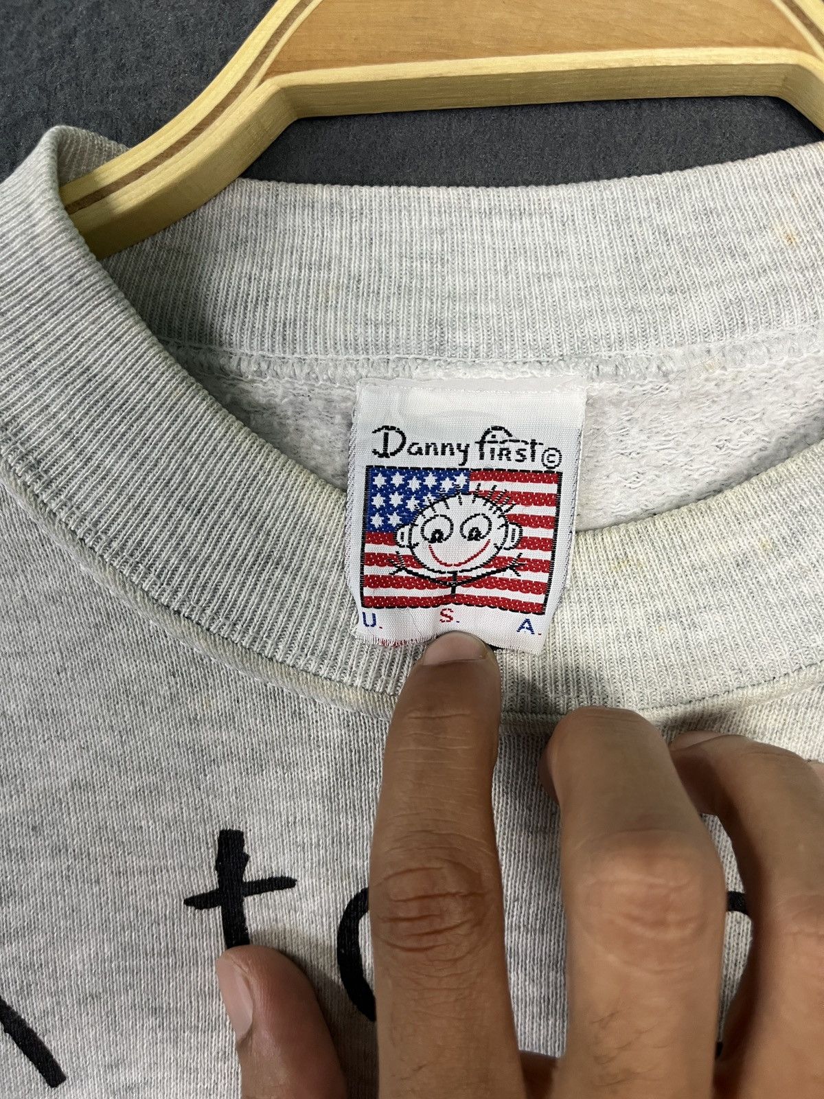 Fruit Of The Loom × Vintage Vintage Danny First FOTL Made in USA Sweatshirt Size US S / EU 44-46 / 1 - 11 Thumbnail