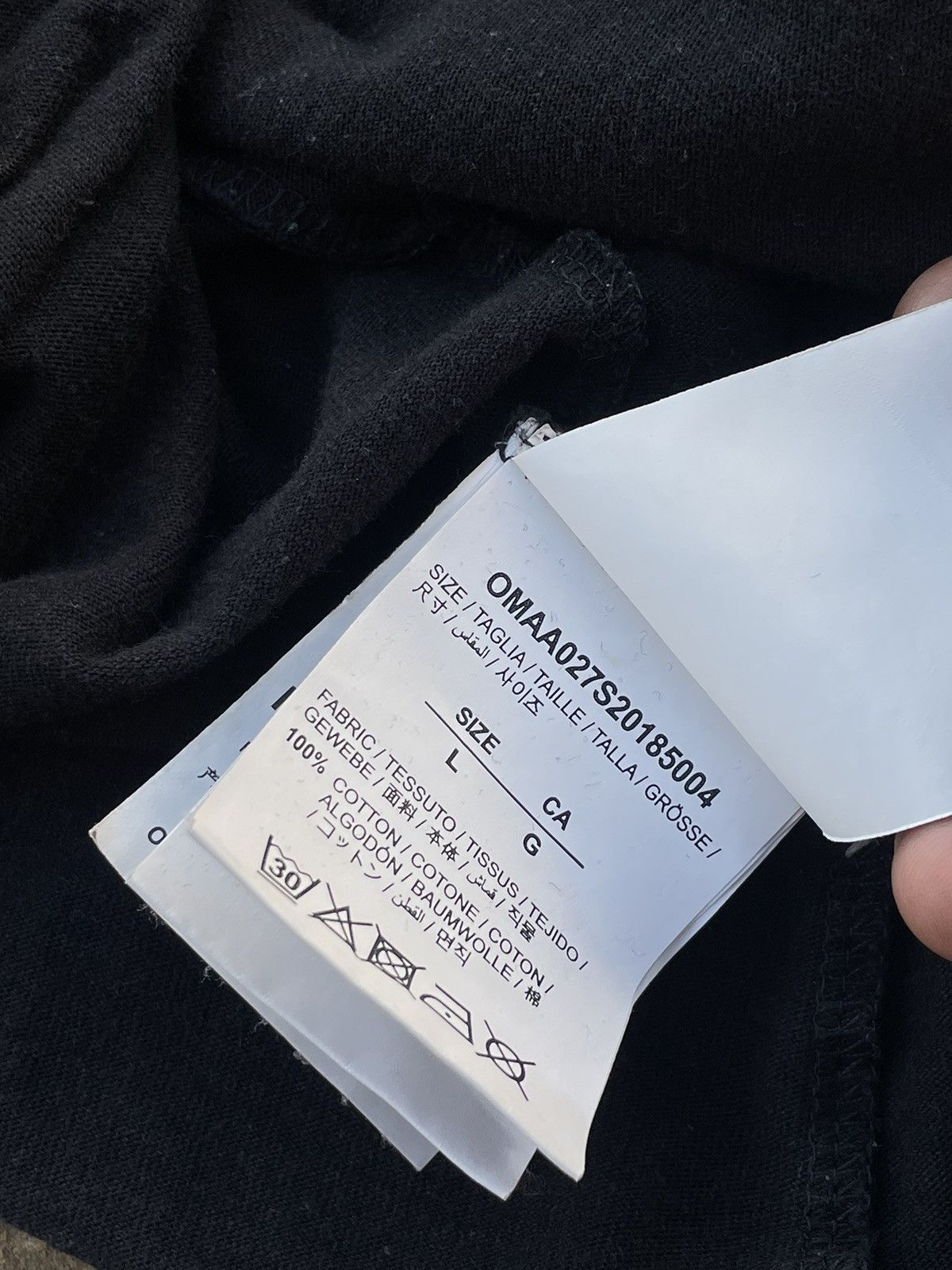 Off-White Off White Caravaggio Arrow Perfect Fade Cracked Tee Size US L / EU 52-54 / 3 - 6 Thumbnail