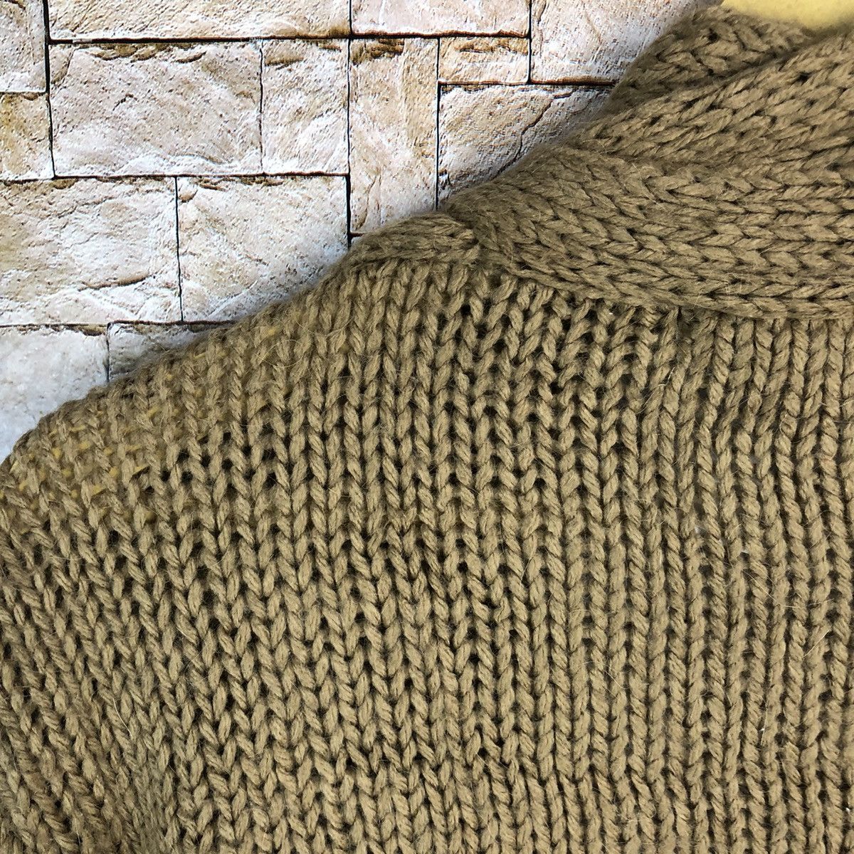 Japanese Brand Chocol Raffine Brown Cardigan knitwear #A781 Size XL / US 12-14 / IT 48-50 - 13 Thumbnail