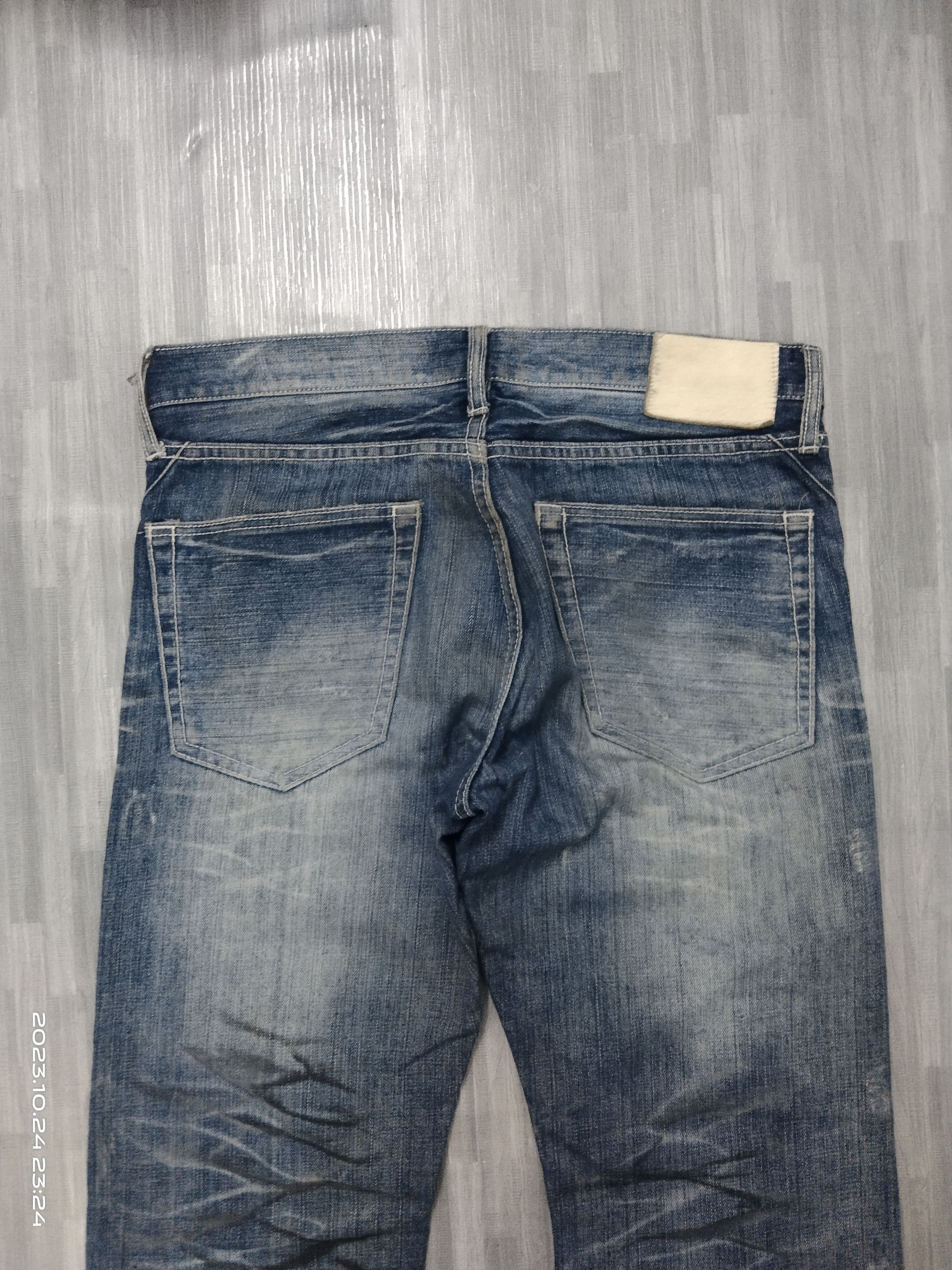 Japanese Brand SICK DISTRESSED URBAN CRAFT DENIM PANTS Size US 32 / EU 48 - 5 Thumbnail