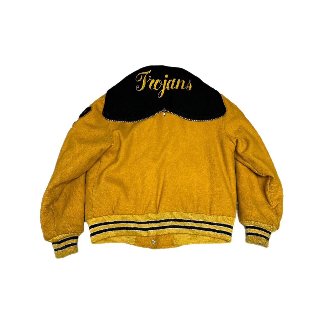Other Vintage 80’s Yellow and black varsity jacket Size US L / EU 52-54 / 3 - 2 Thumbnail