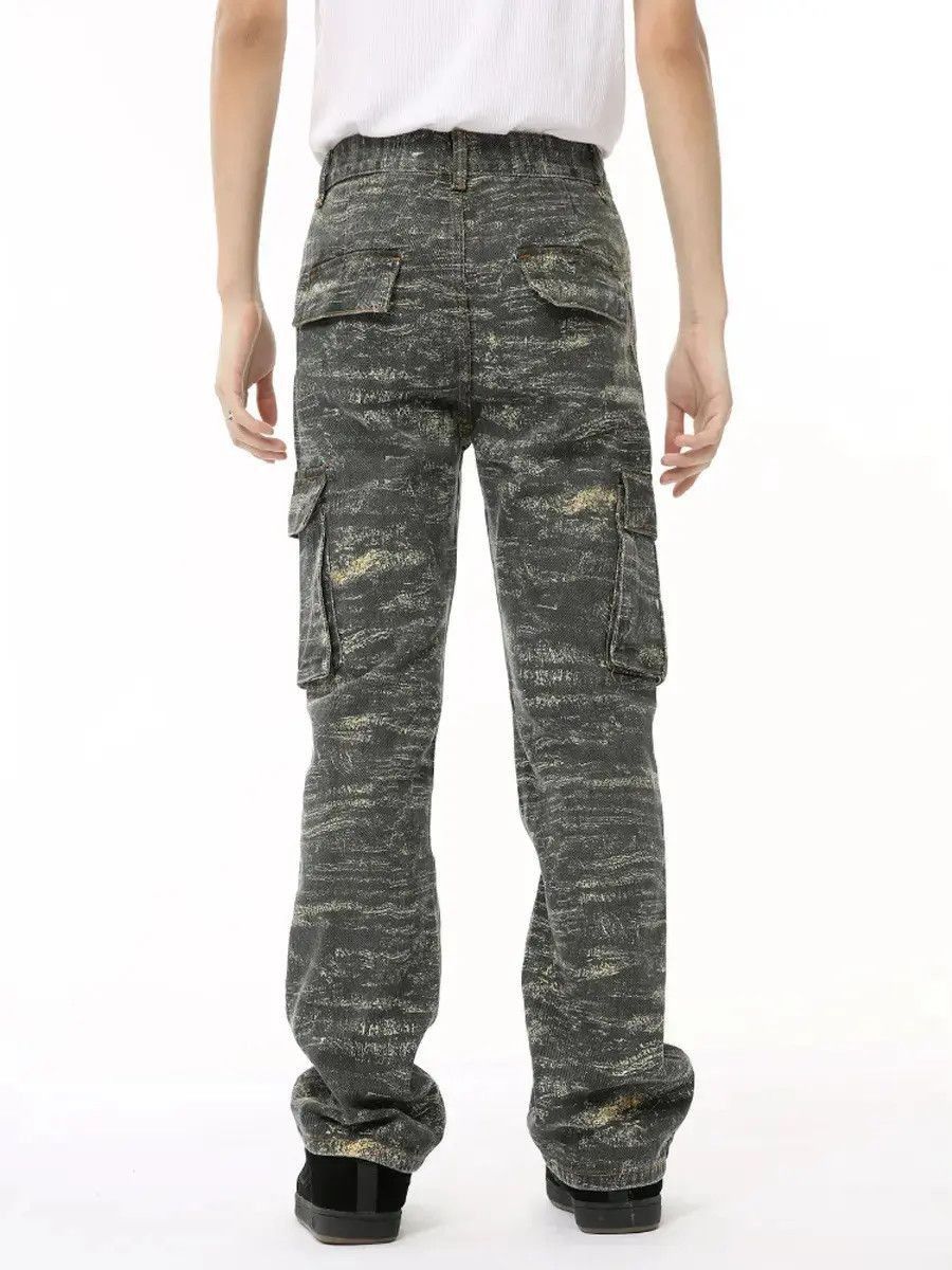 Japanese Brand Retro loose pocket camouflage jeans Size US 30 / EU 46 - 4 Thumbnail