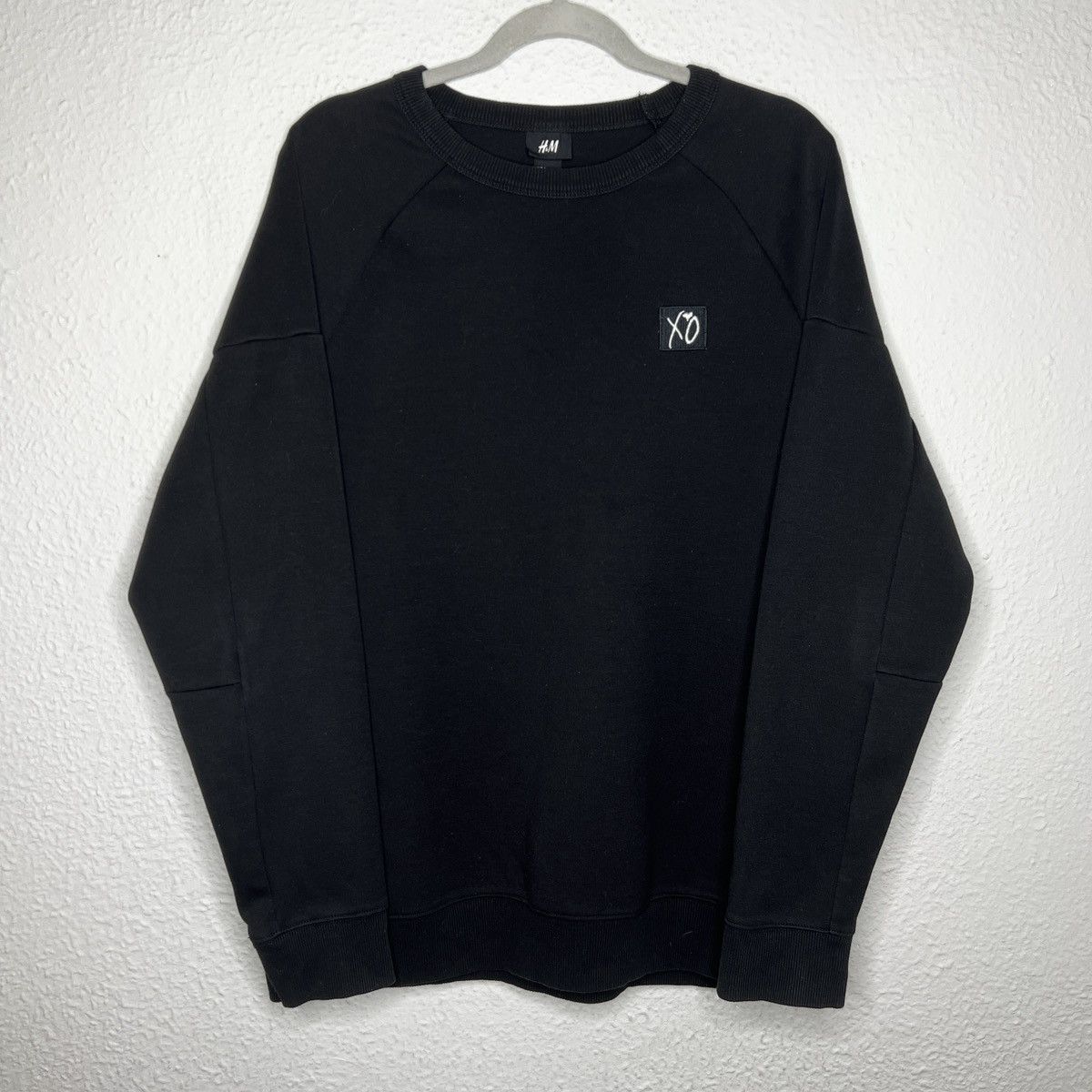 H&M XO The Weeknd Sweatshirt Crewneck Black Big Logo H&M Size US L / EU 52-54 / 3 - 2 Thumbnail