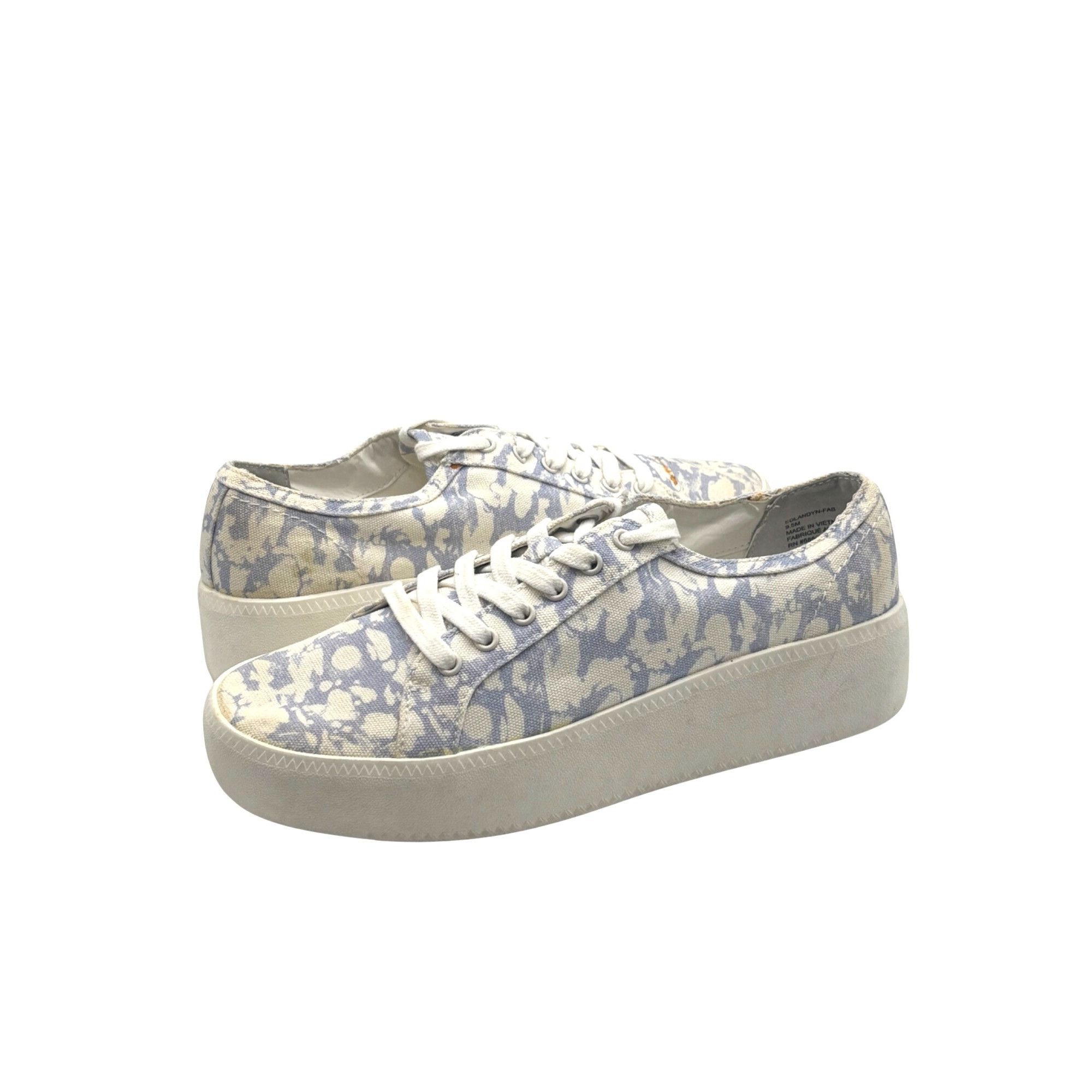 Other Open Edit Landyn Women's Printed Platform Sneaker, Blue Marb Size US 9.5 / IT 39.5 - 2 Thumbnail