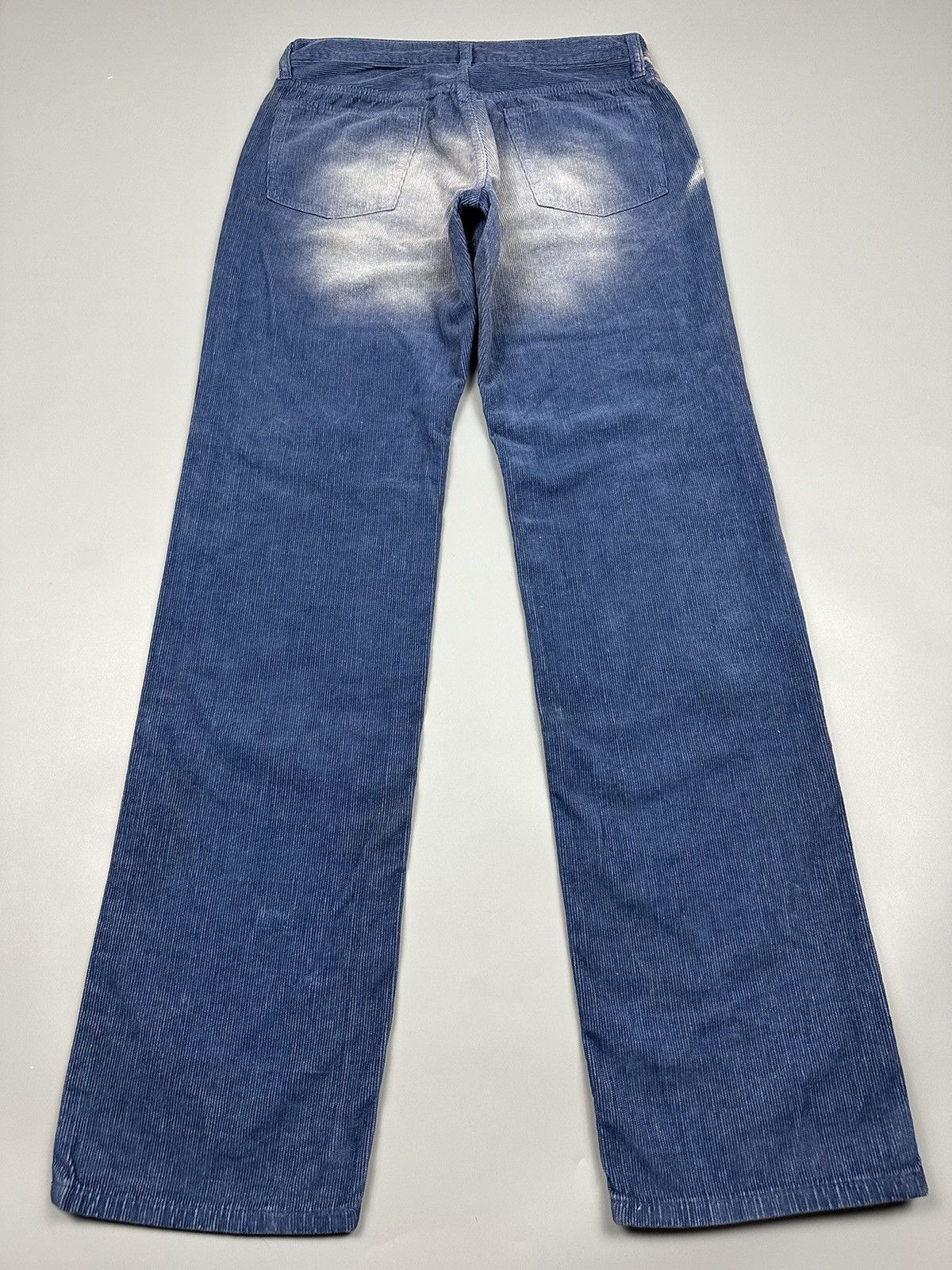 Japanese Brand Vintage Inal Kudroy Washed Blue Design Pant Size US 31 - 4 Thumbnail