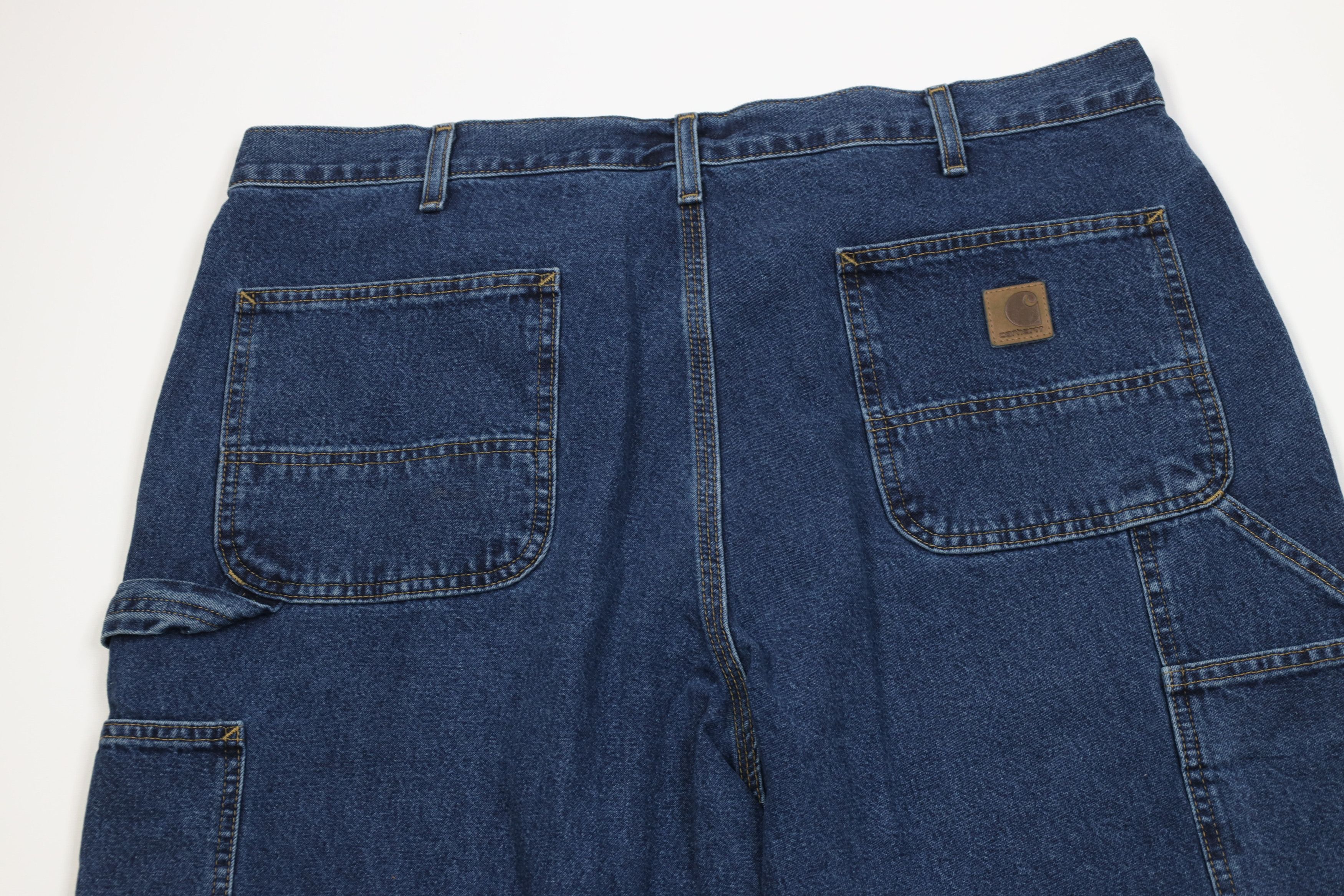 Carhartt Vintage Y2K Carhartt Wide Leg Dungaree Denim Jeans Cotton Size US 40 / EU 56 - 11 Thumbnail
