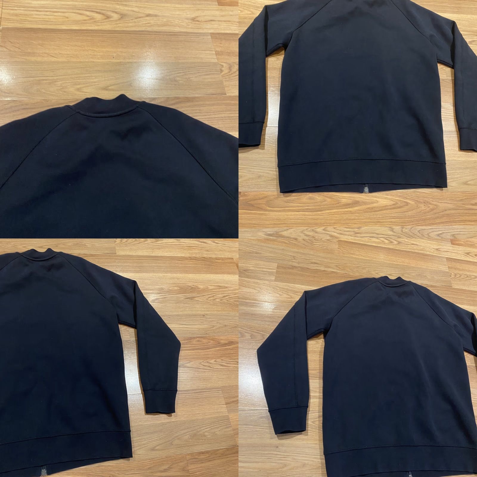 Apple Apple Store Employee Full Zip Jacket Sweatshirt Large Embroidered Logo Black Mens Jacket Size US L / EU 52-54 / 3 - 8 Thumbnail