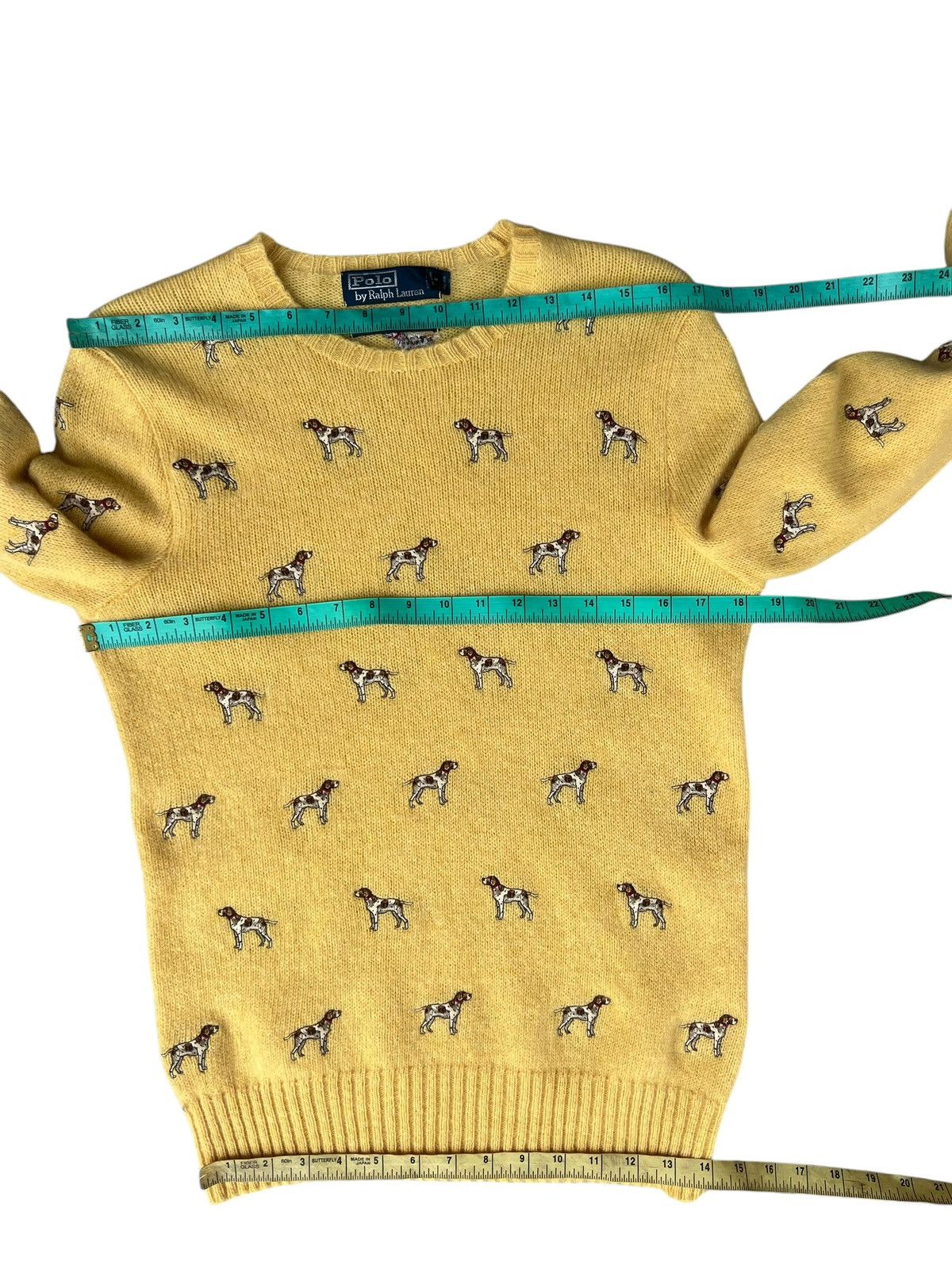 Polo Ralph Lauren VTG 90s P Ralph Lauren Dog Embroidery Wool Knitwear Sweater Size US S / EU 44-46 / 1 - 7 Thumbnail