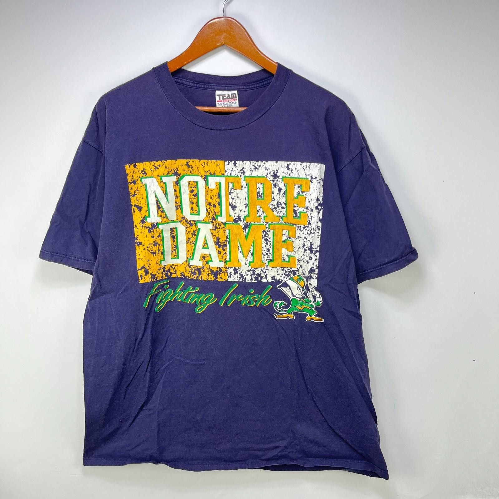 Other Vintage 90s Notre Dame Fighting Irish T-Shirt 2XL Size ONE SIZE - 1 Thumbnail