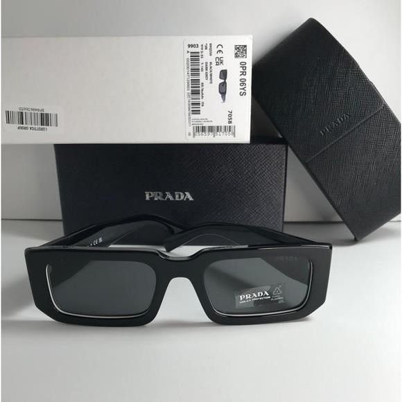 Prada New - Prada Eyewear PR 06YS rectangle frame sunglasses Size ONE SIZE - 8 Thumbnail