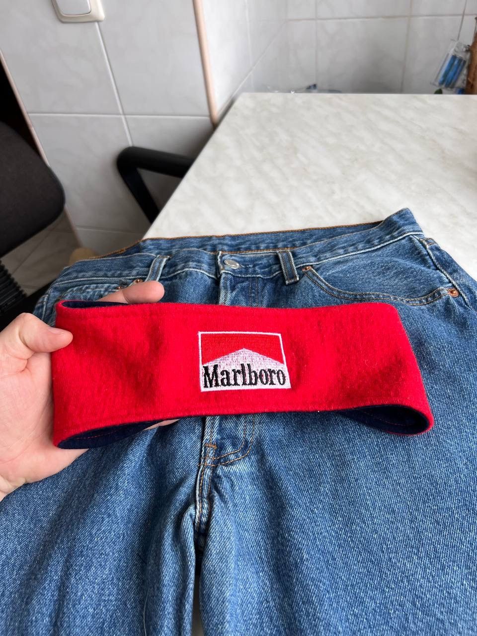 Marlboro Marlboro Headband 90s Racing vintage red hat wool ski rare Size ONE SIZE - 4 Thumbnail