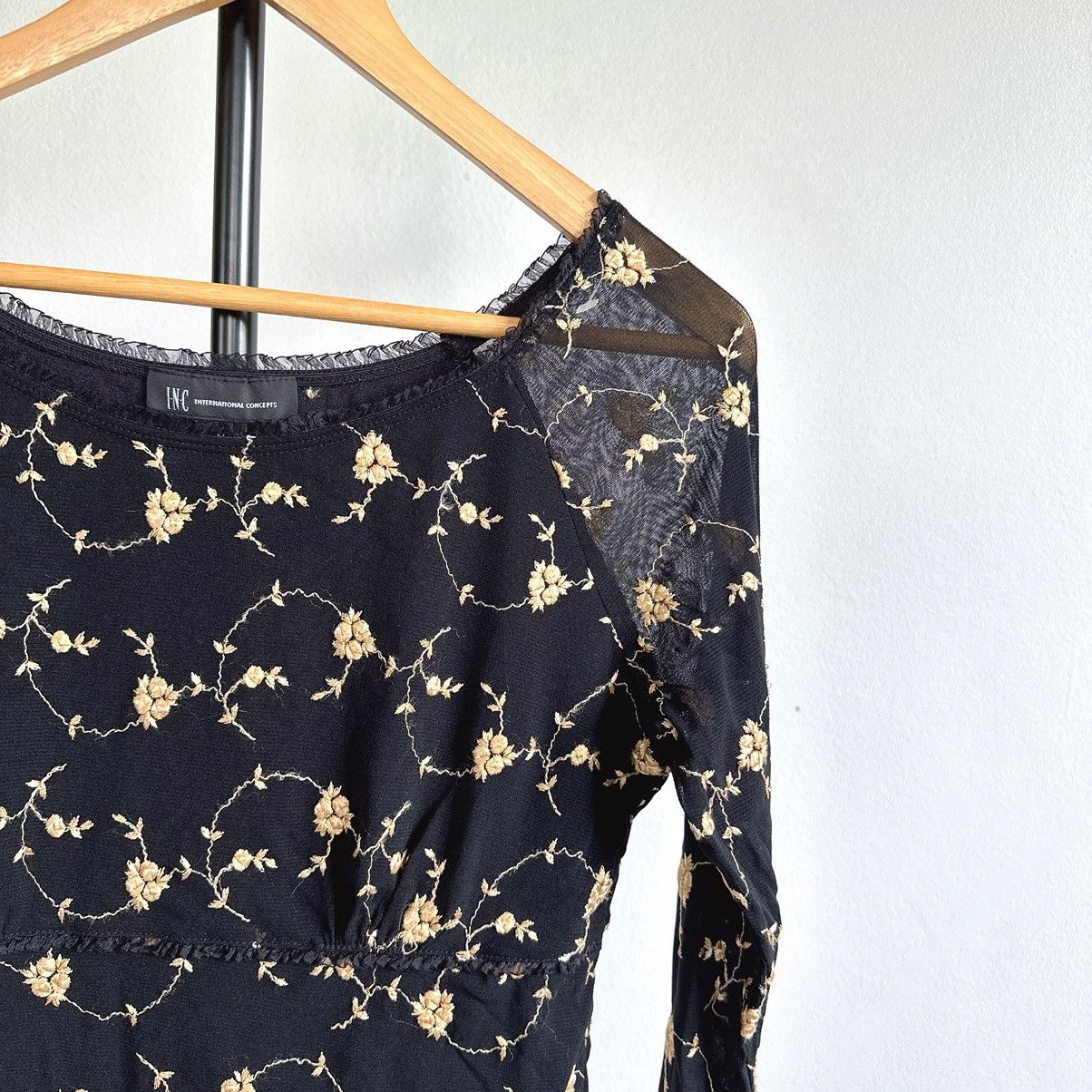 Other Vintage Mesh Floral Embroidery Size M / US 6-8 / IT 42-44 - 2 Thumbnail