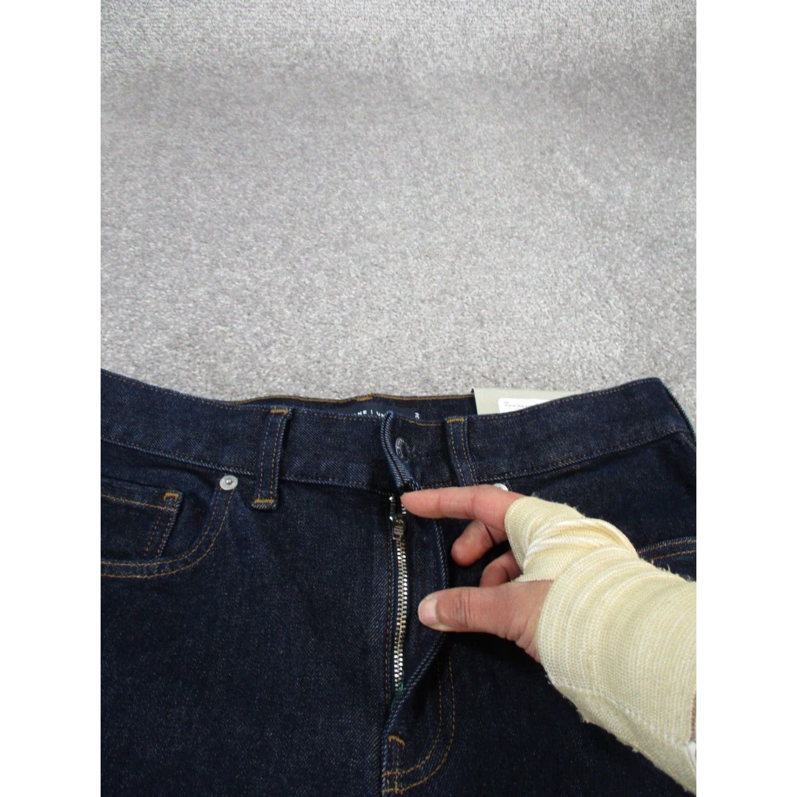 Everlane Everlane Jeans Mens Slim 30 Dark Wash Denim 30X34 NEW Blue Inseam 34 Regular Size Type: Jeans Size US 30 / EU 46 - 3 Thumbnail