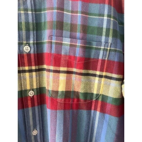 Designer J. Crew Mens Plaid Flannel Shirt Long Sleeve Button-Up Multi Size US M / EU 48-50 / 2 - 2 Thumbnail