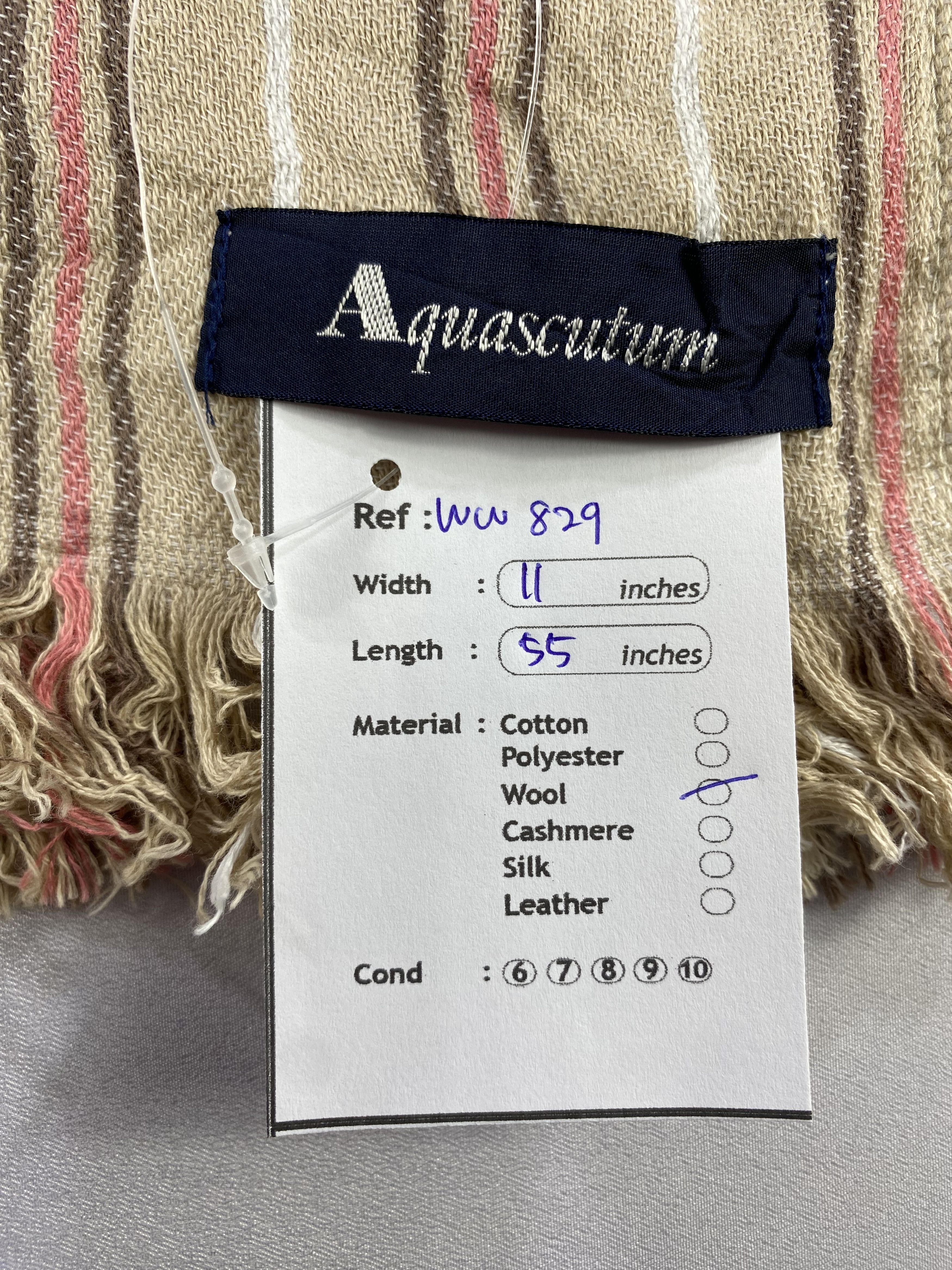 Aquascutum × Vintage Aquascutum Scarf / Muffler / Neckwear Size ONE SIZE - 6 Thumbnail