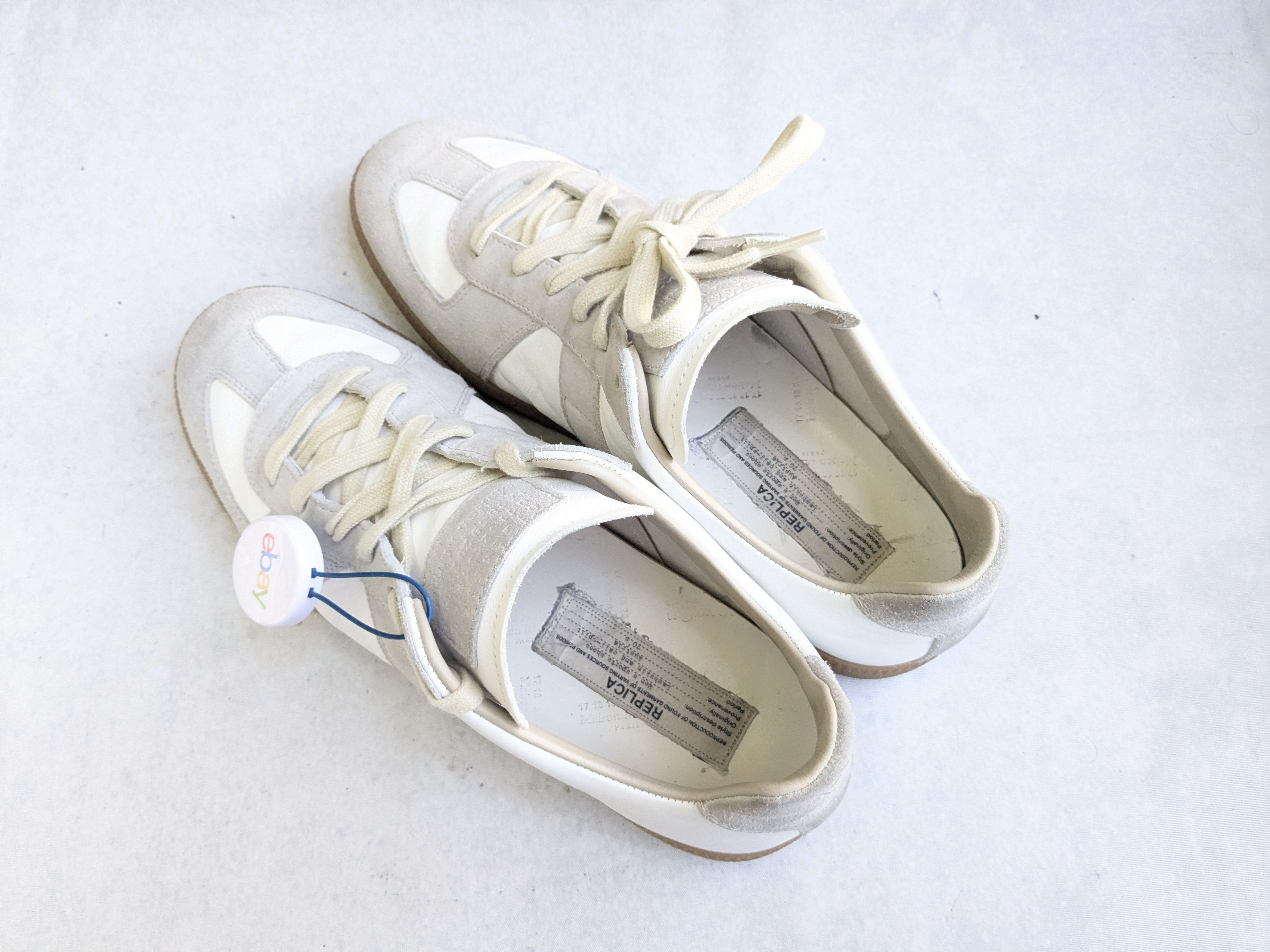 Maison Margiela Maison Margiela GAT Replica Gray White 10.5 43.5 Gum Size US 10.5 / EU 43-44 - 14 Thumbnail