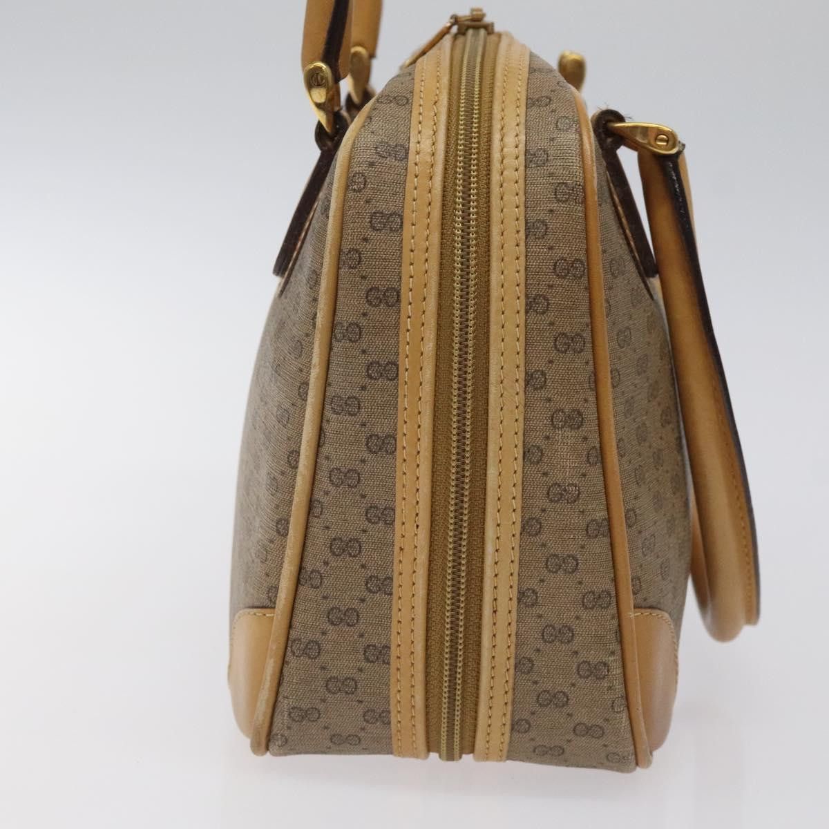 Gucci GUCCI Micro GG Supreme Hand Bag Pvc Beige Gold 000 39 000 39 Size ONE SIZE - 4 Thumbnail